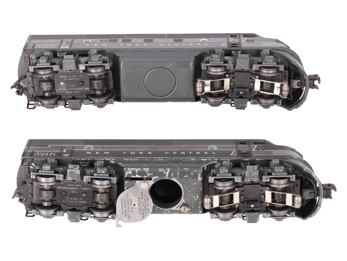 Lionel 2344 Vintage O New York Central F-3 AA Diesel Locomotive Set VG
