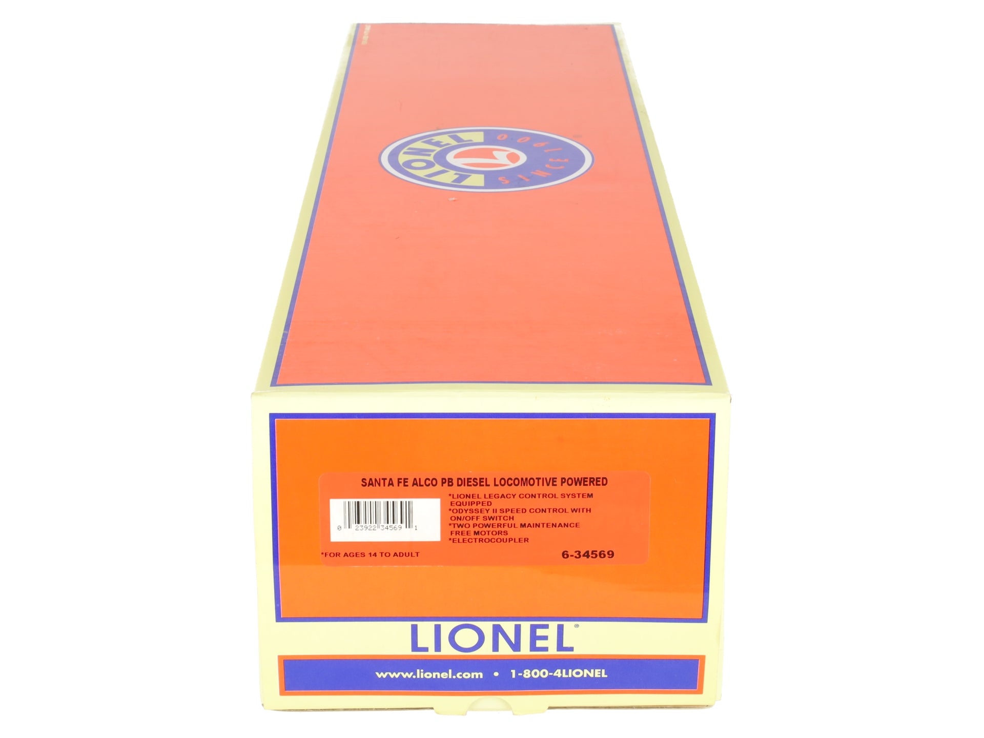 Lionel 6-34569 O Gauge Santa Fe Powered PA B-Unit