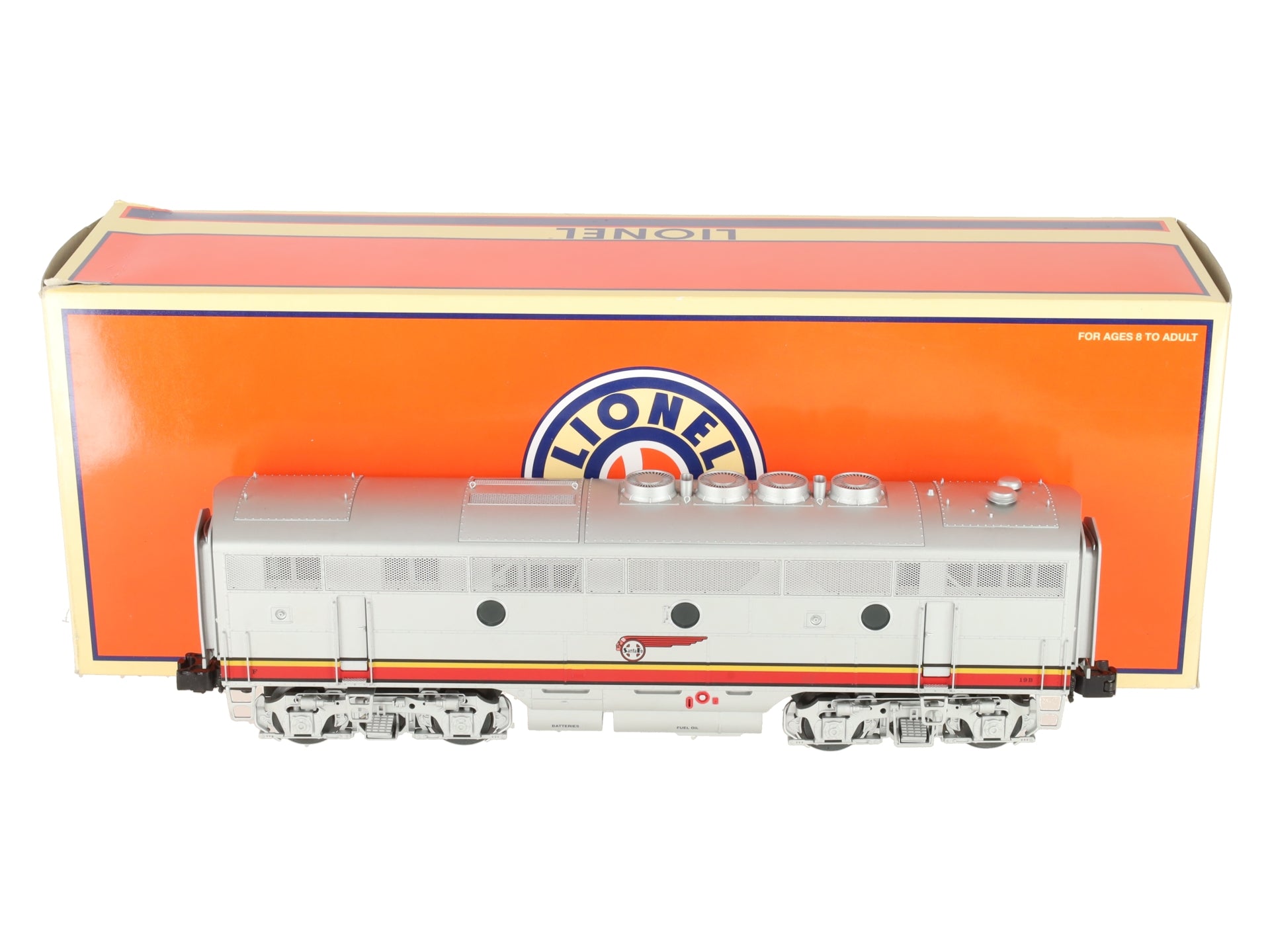 Lionel 6-24562 O Gauge Santa Fe F3 Powered Diesel B-Unit EX/Box