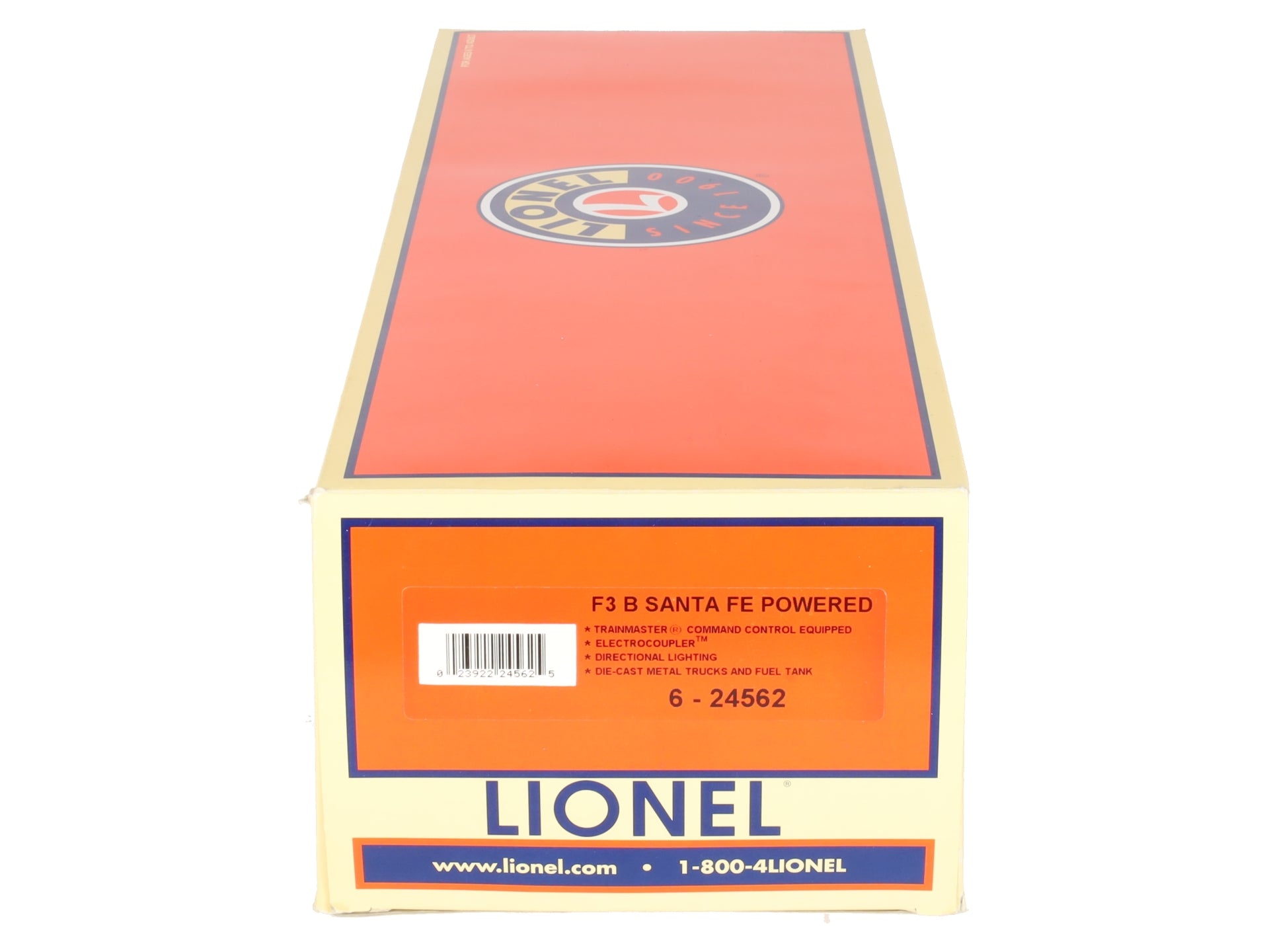 Lionel 6-24562 O Gauge Santa Fe F3 Powered Diesel B-Unit LN/Box