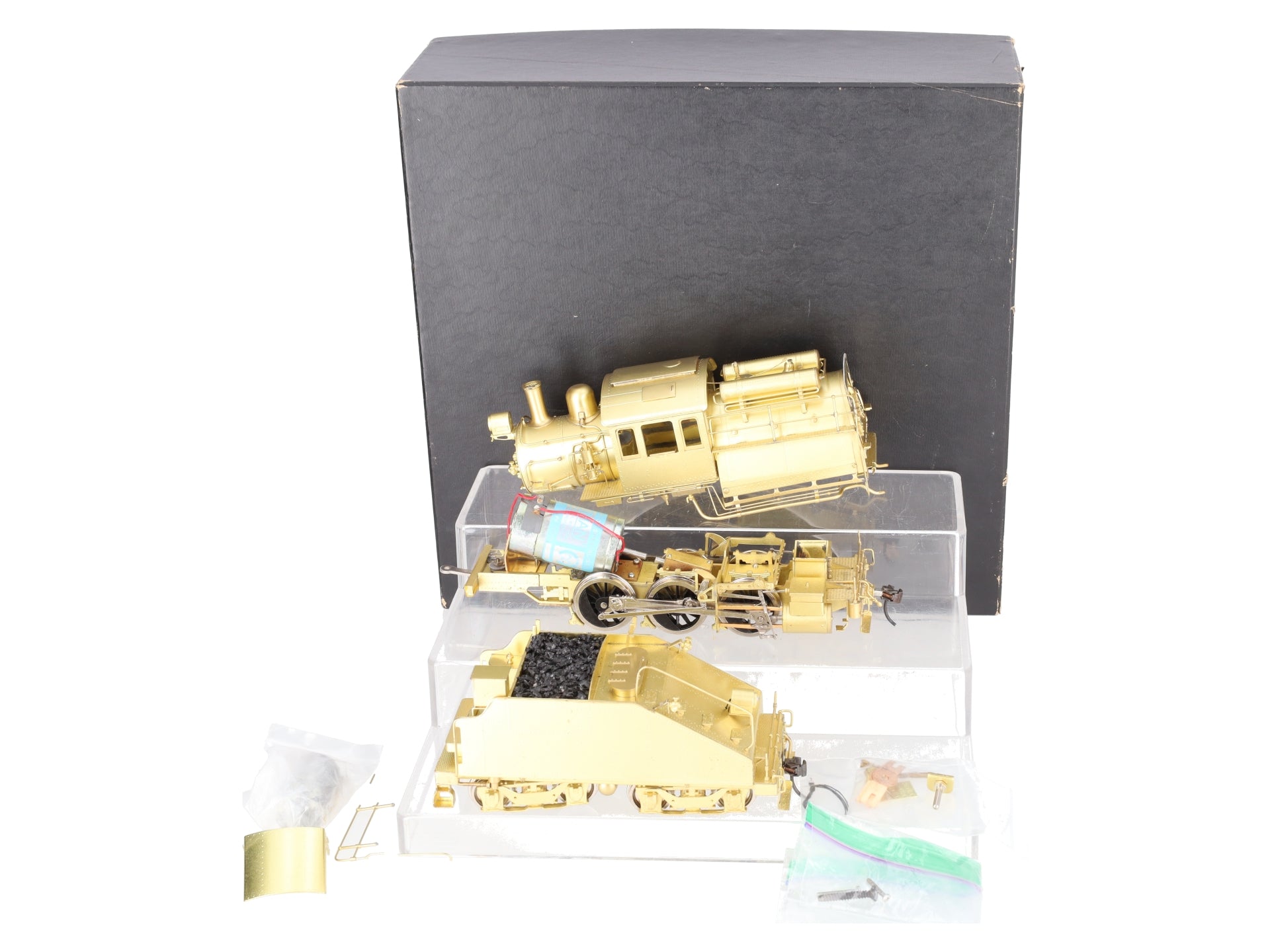 Gem Models ST-508 O Brass Reading Class B-8a 0-6-0 Camelback Steam Loco w/Tender EX/Box