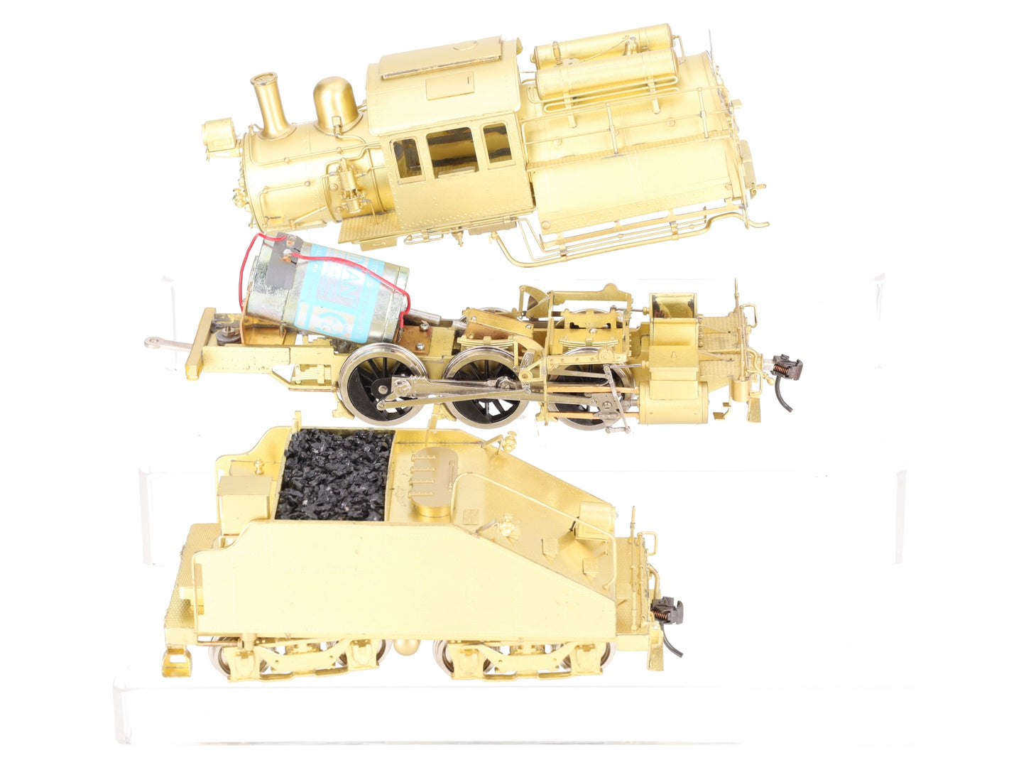 Gem Models ST-508 O Brass Reading Class B-8a 0-6-0 Camelback Steam Loco w/Tender EX/Box