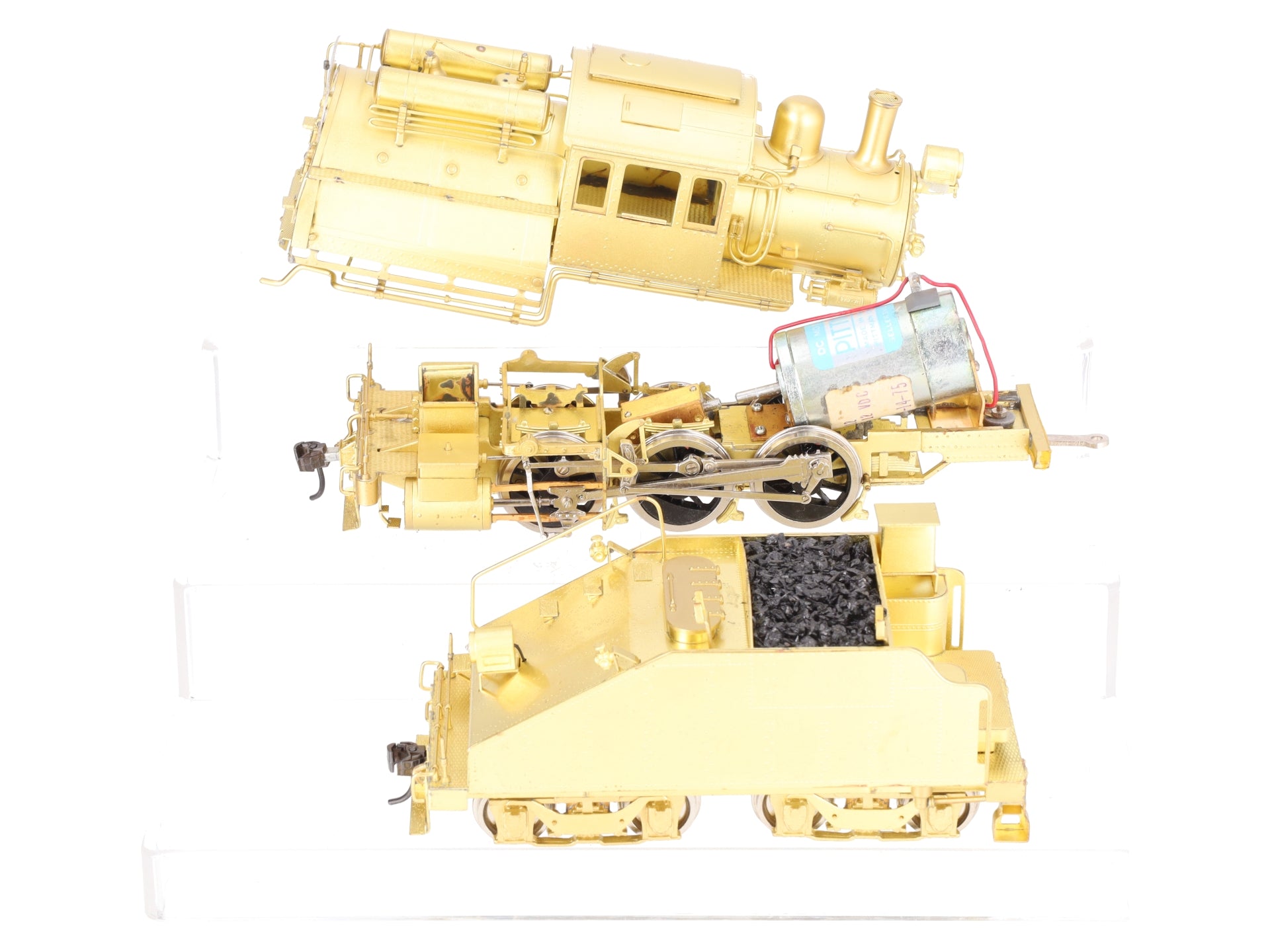Gem Models ST-508 O Brass Reading Class B-8a 0-6-0 Camelback Steam Loco w/Tender EX/Box