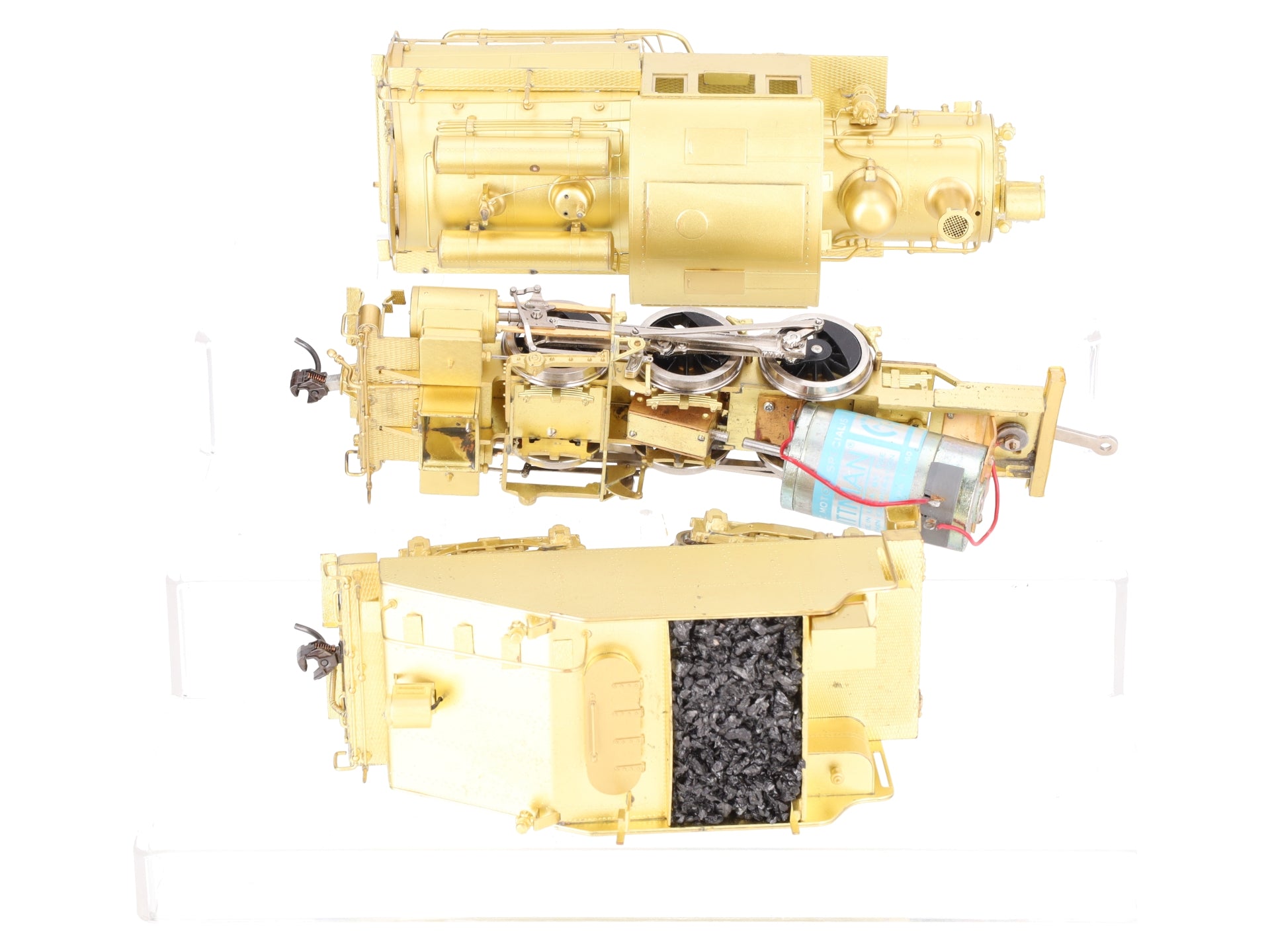 Gem Models ST-508 O Brass Reading Class B-8a 0-6-0 Camelback Steam Loco w/Tender EX/Box