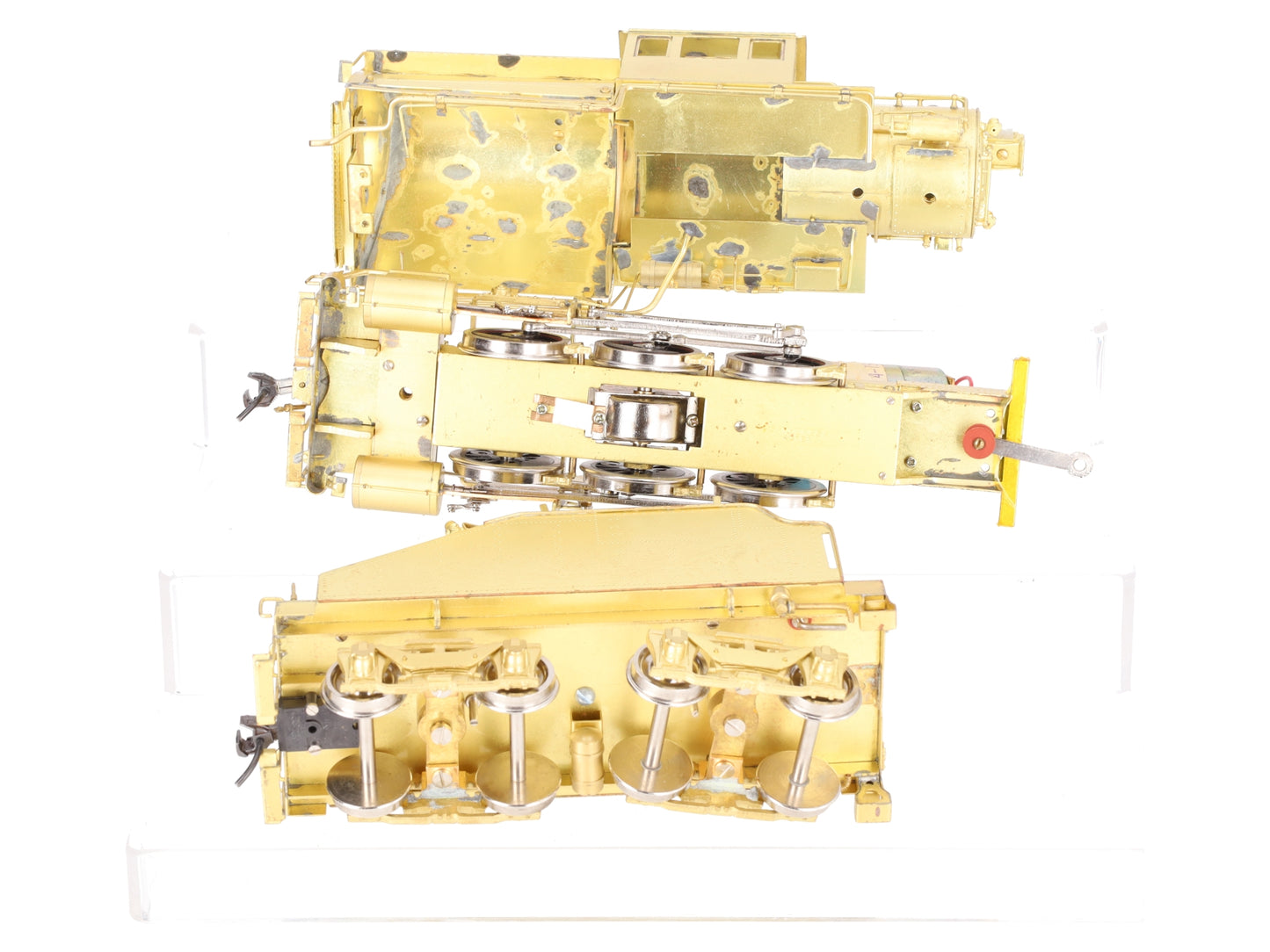 Gem Models ST-508 O Brass Reading Class B-8a 0-6-0 Camelback Steam Loco w/Tender EX/Box