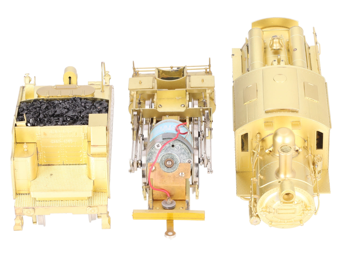 Gem Models ST-508 O Brass Reading Class B-8a 0-6-0 Camelback Steam Loco w/Tender EX/Box