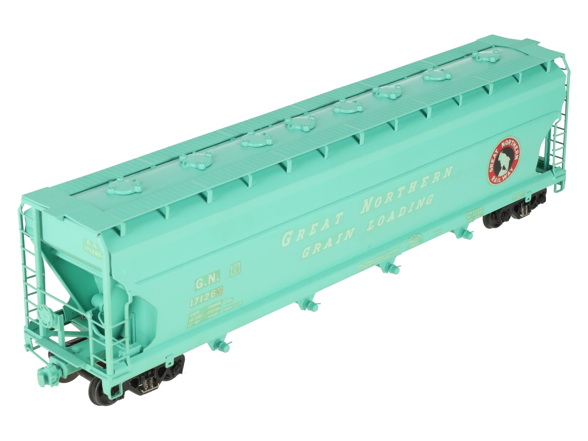 US Hobbies O Scale Custom BRASS Great Northern Grain Hopper Car #171265/Box