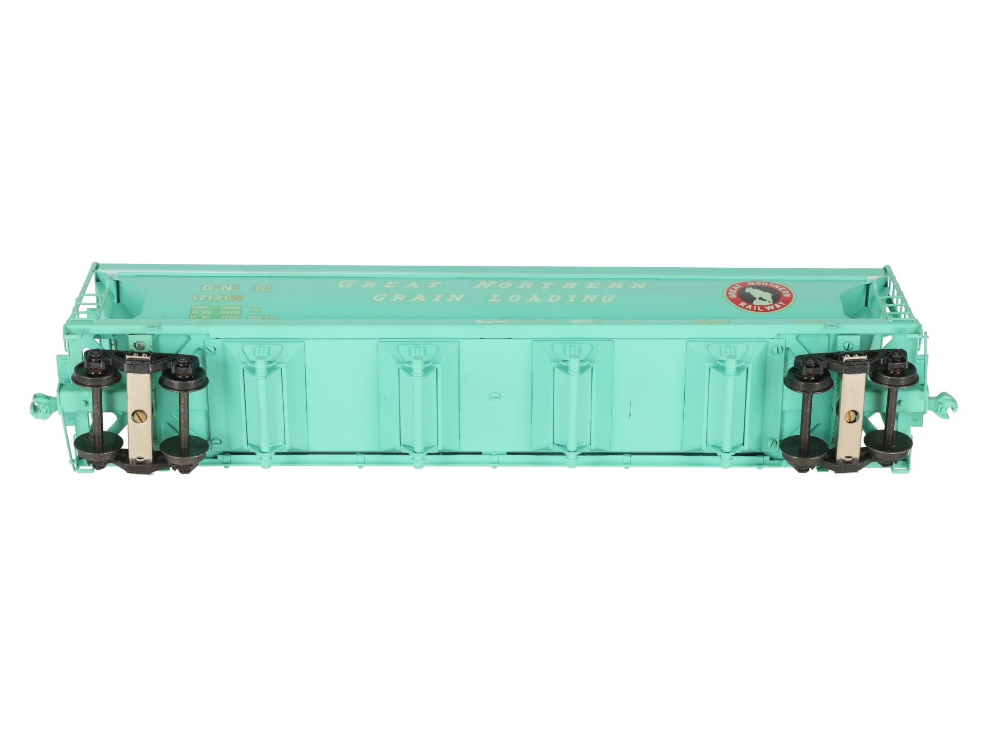 US Hobbies O Scale Custom BRASS Great Northern Grain Hopper Car #171265/Box