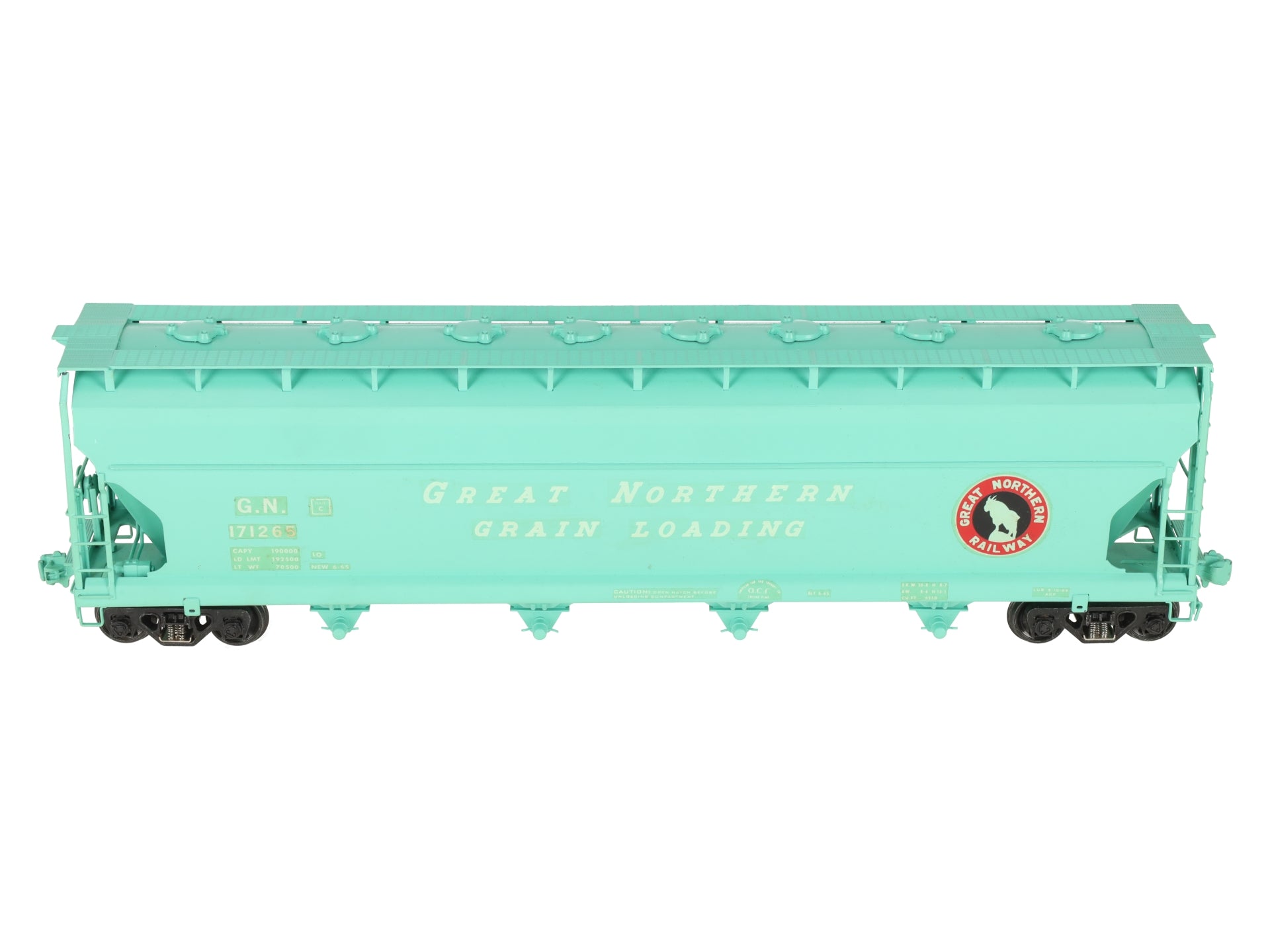 US Hobbies O Scale Custom BRASS Great Northern Grain Hopper Car #171265/Box