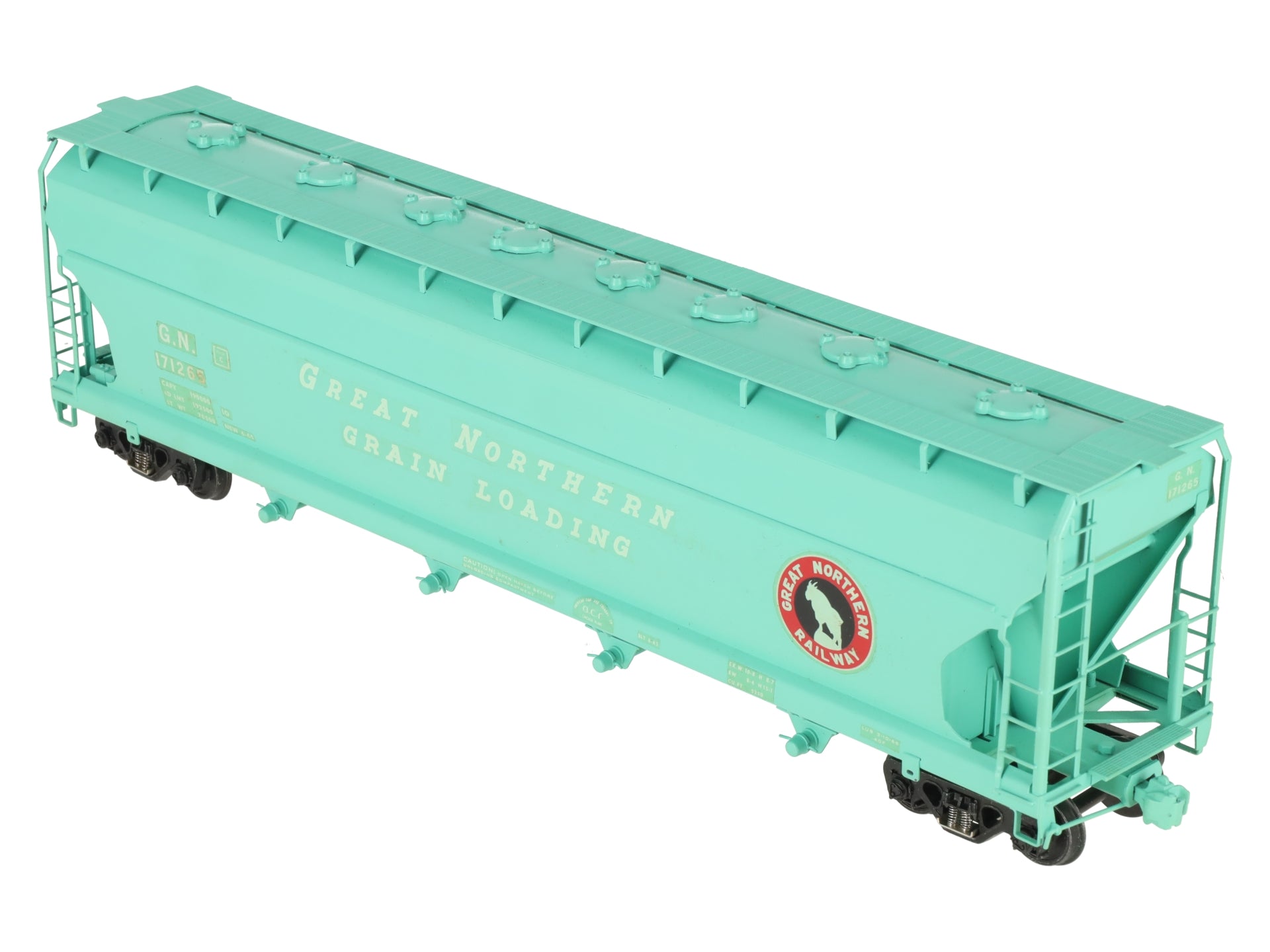 US Hobbies O Scale Custom BRASS Great Northern Grain Hopper Car #171265/Box