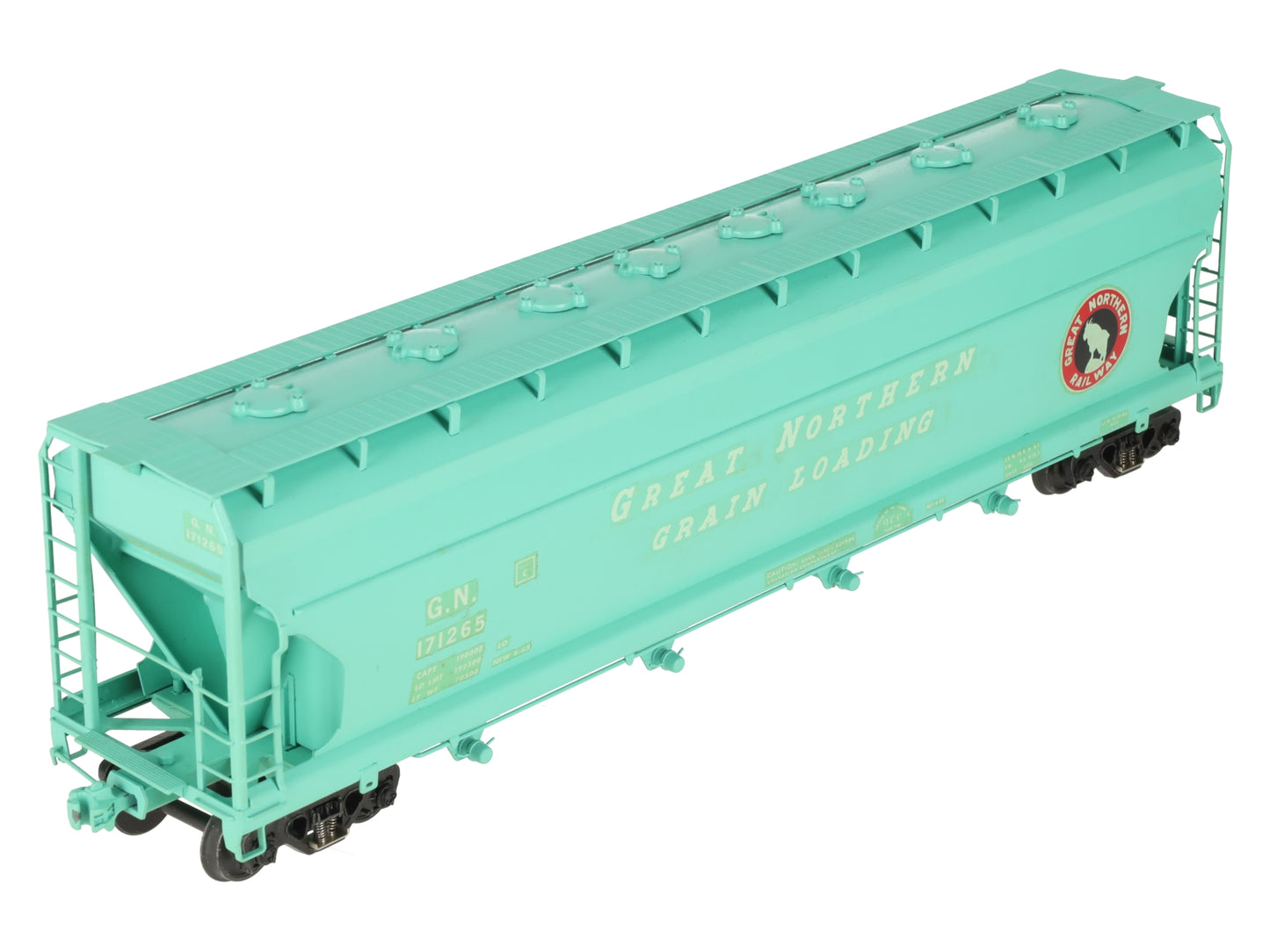 US Hobbies O Scale Custom BRASS Great Northern Grain Hopper Car #171265/Box