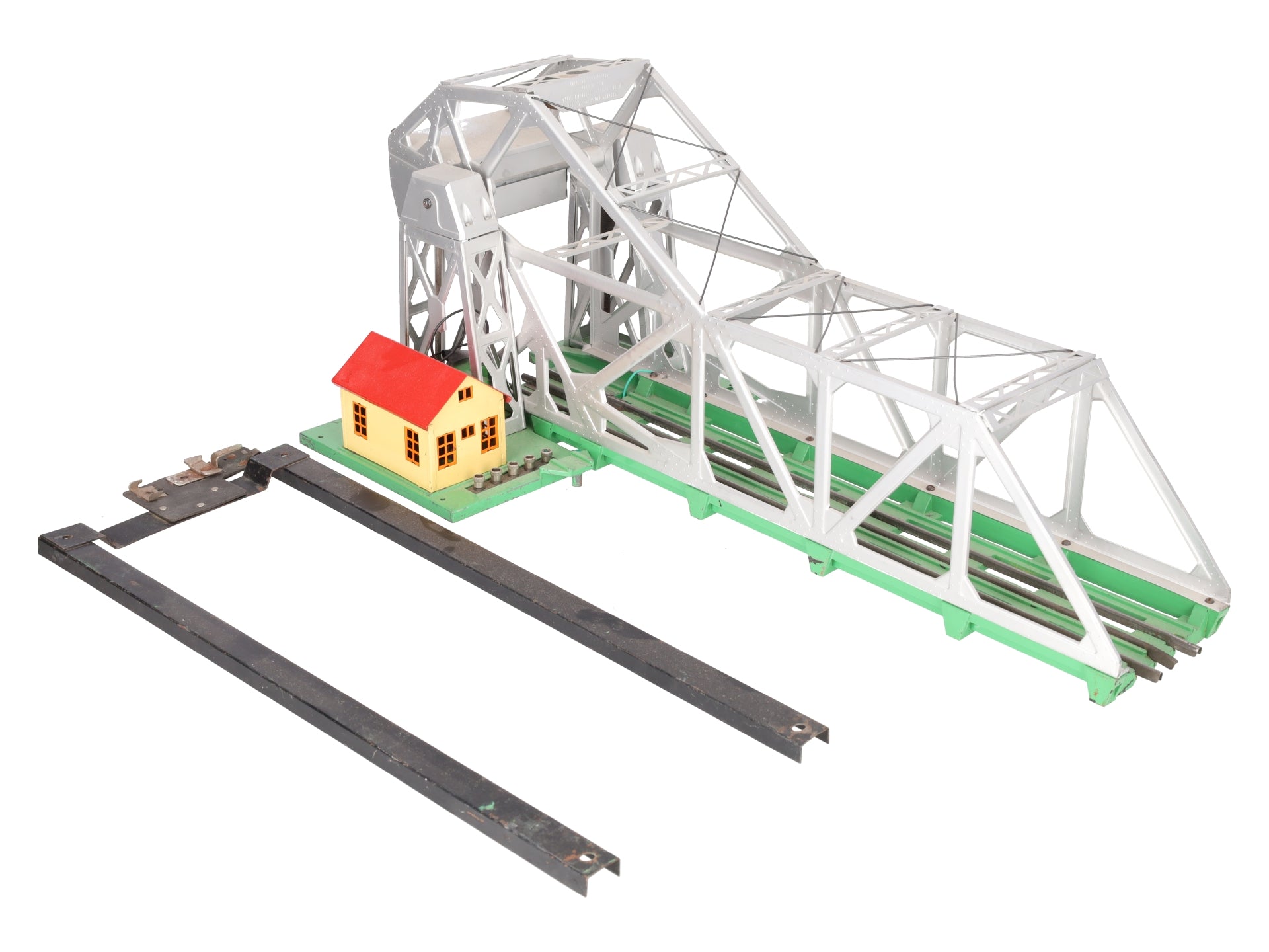 Lionel 313 Vintage O Silver Operating Bascule Bridge