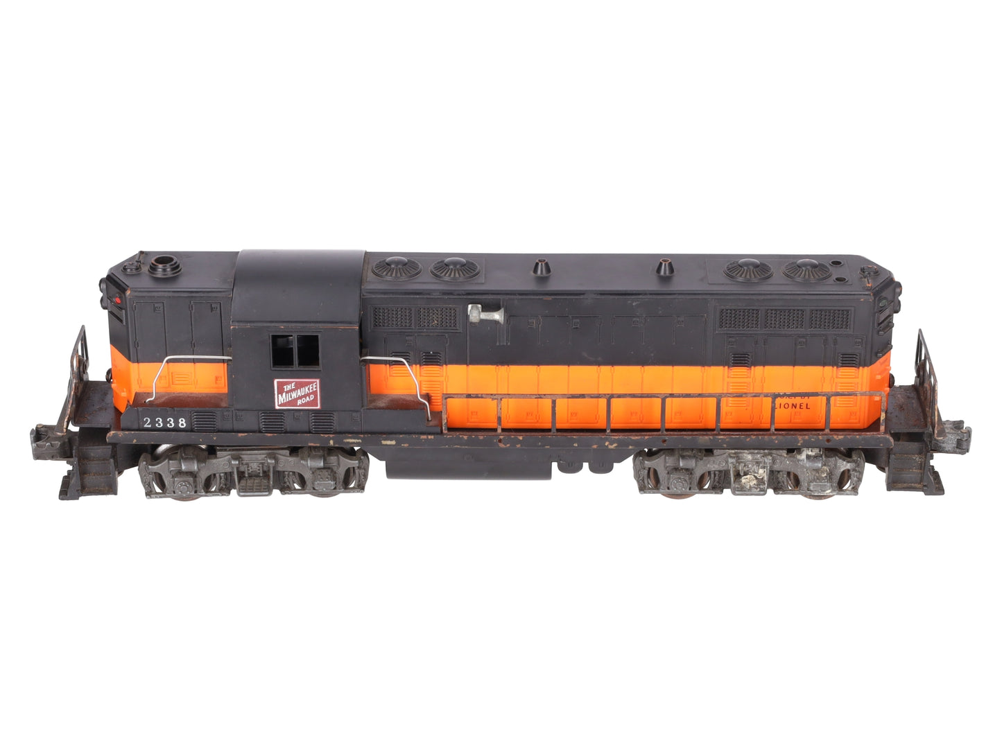 Lionel 2338 Vintage O Milwaukee Road Powered GP-7 Diesel Locomotive VG