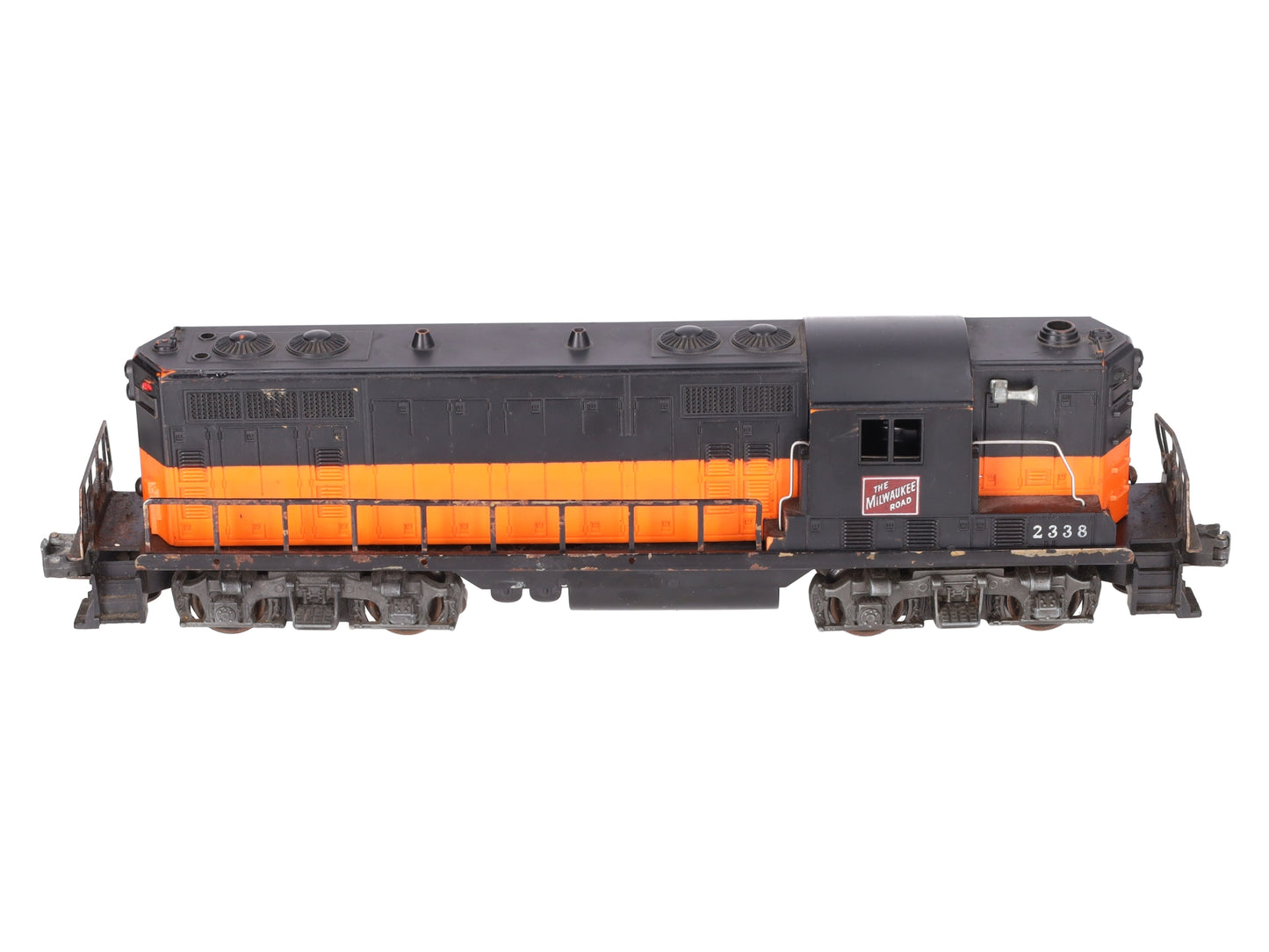 Lionel 2338 Vintage O Milwaukee Road Powered GP-7 Diesel Locomotive VG