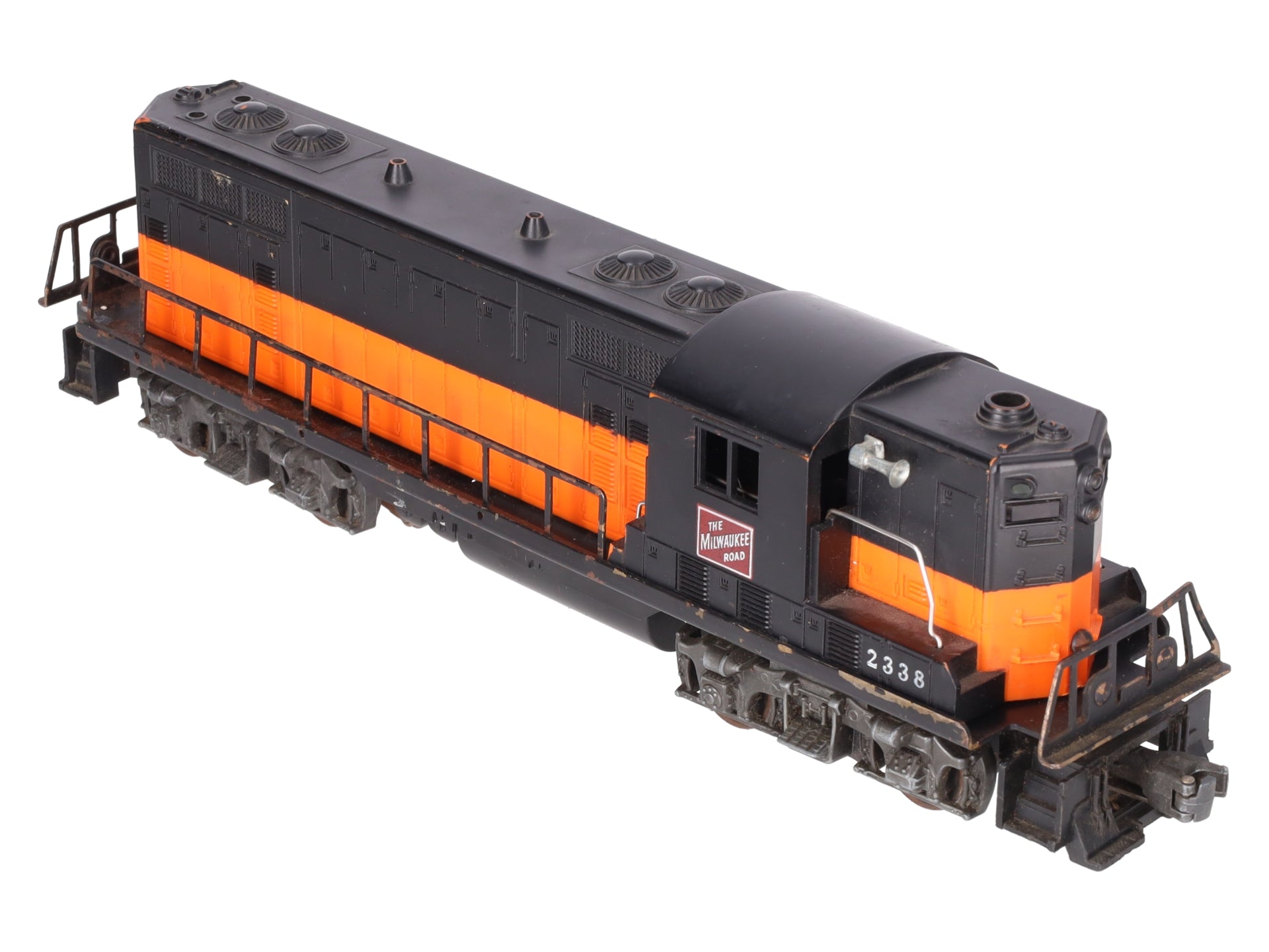 Lionel 2338 Vintage O Milwaukee Road Powered GP-7 Diesel Locomotive VG