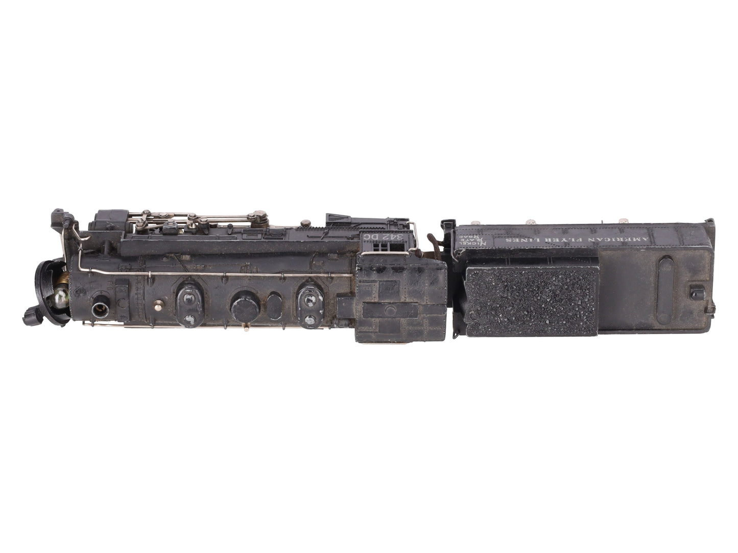 American Flyer 342DC Vintage S NKP 0-8-0 Diecast Steam Switcher VG