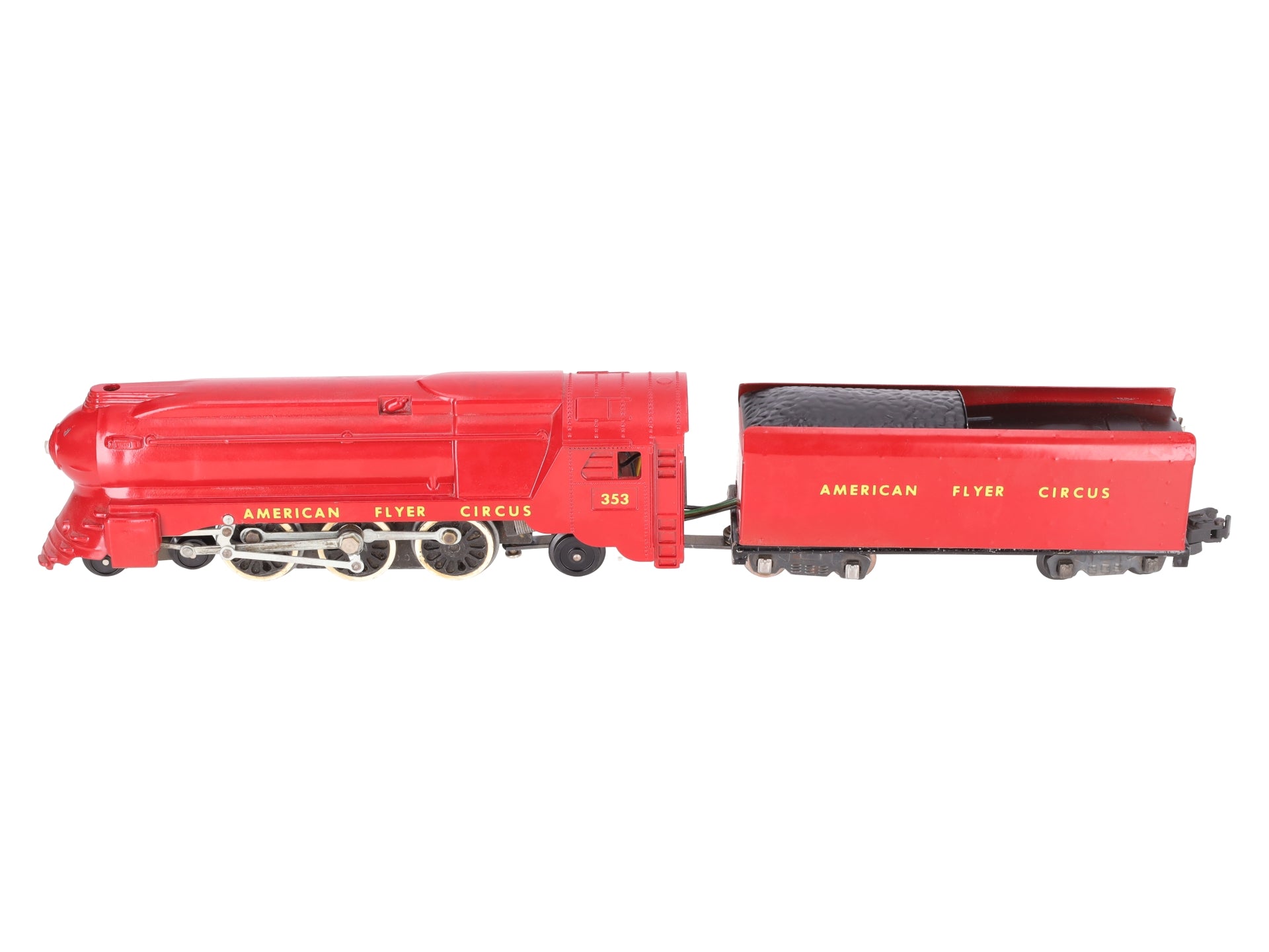 American Flyer 353 Vintage S Circus 4-6-2 Steam Locomotive w/Tender