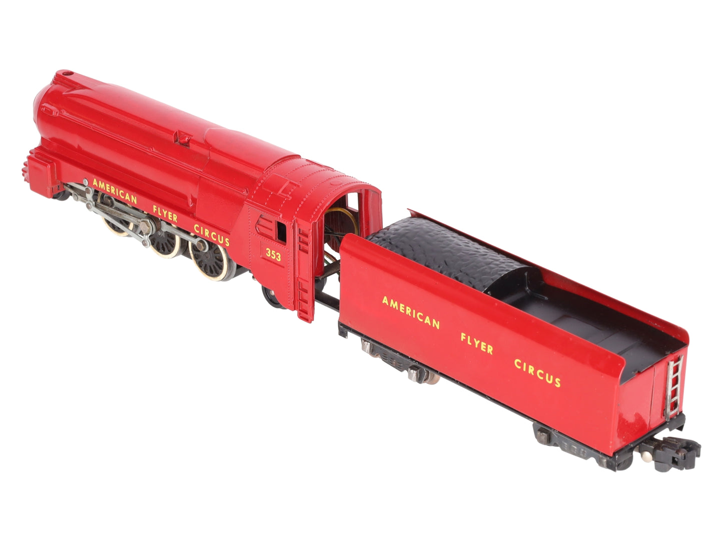 American Flyer 353 Vintage S Circus 4-6-2 Steam Locomotive w/Tender