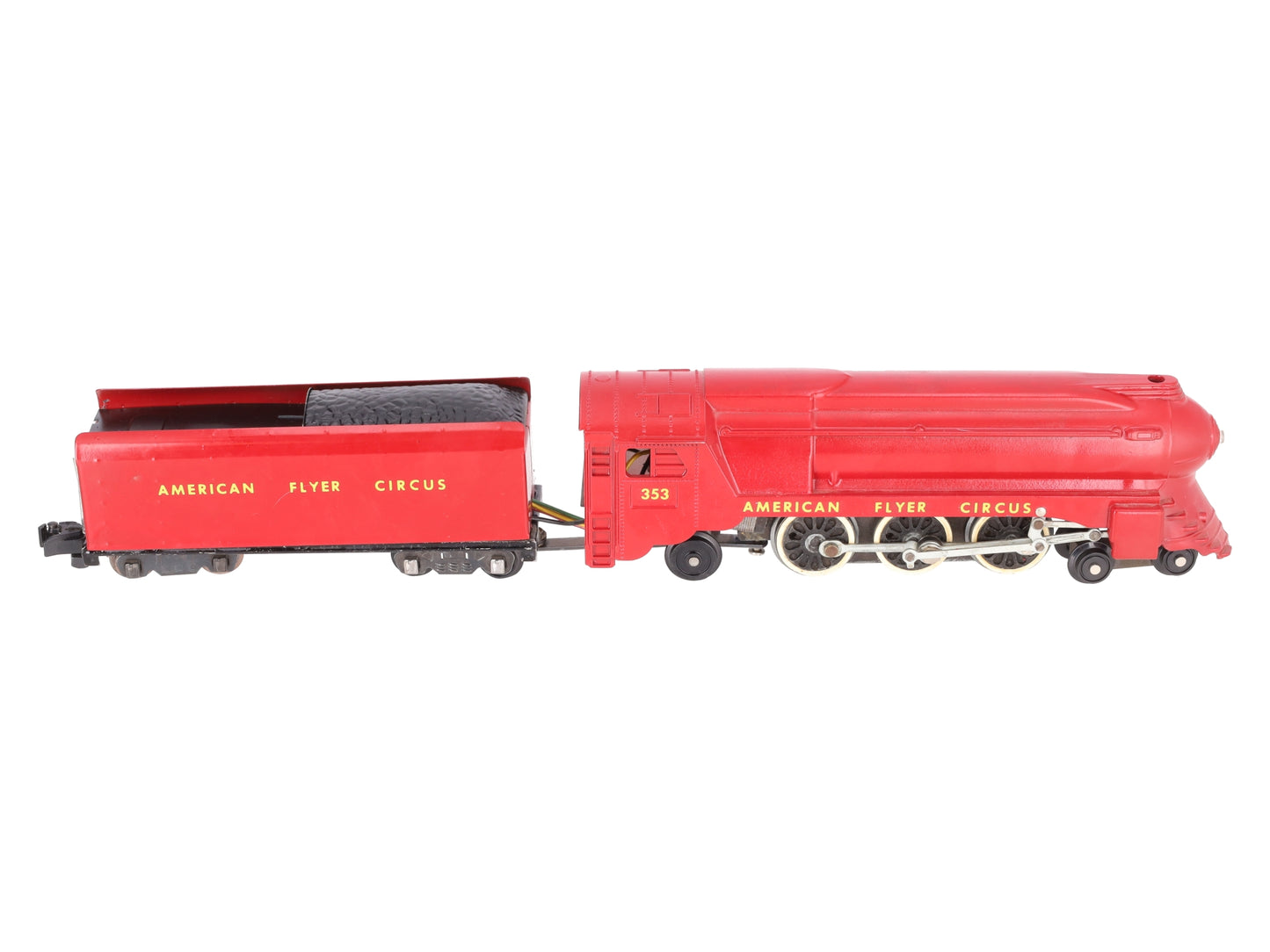American Flyer 353 Vintage S Circus 4-6-2 Steam Locomotive w/Tender