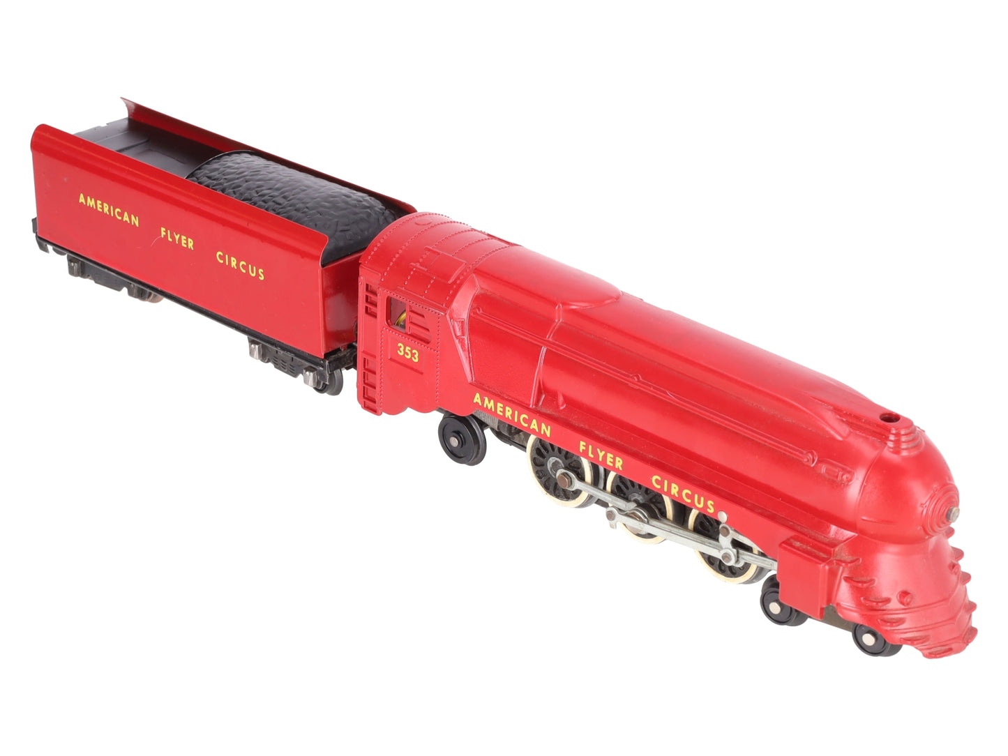 American Flyer 353 Vintage S Circus 4-6-2 Steam Locomotive w/Tender