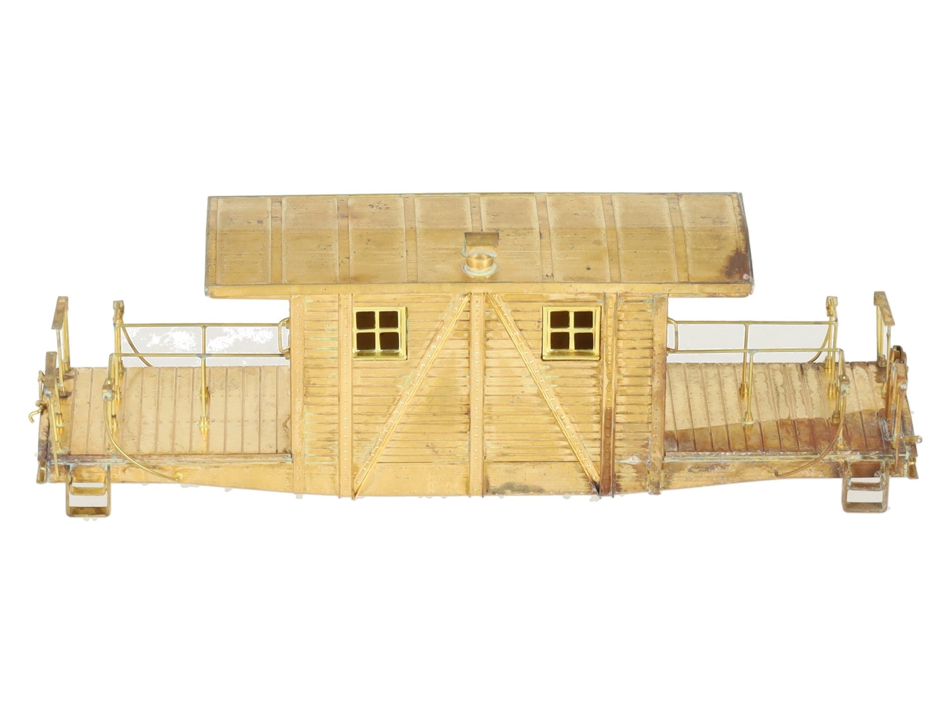 Overland HO BRASS Southern Pacific Transfer Caboose - Unpainted VG