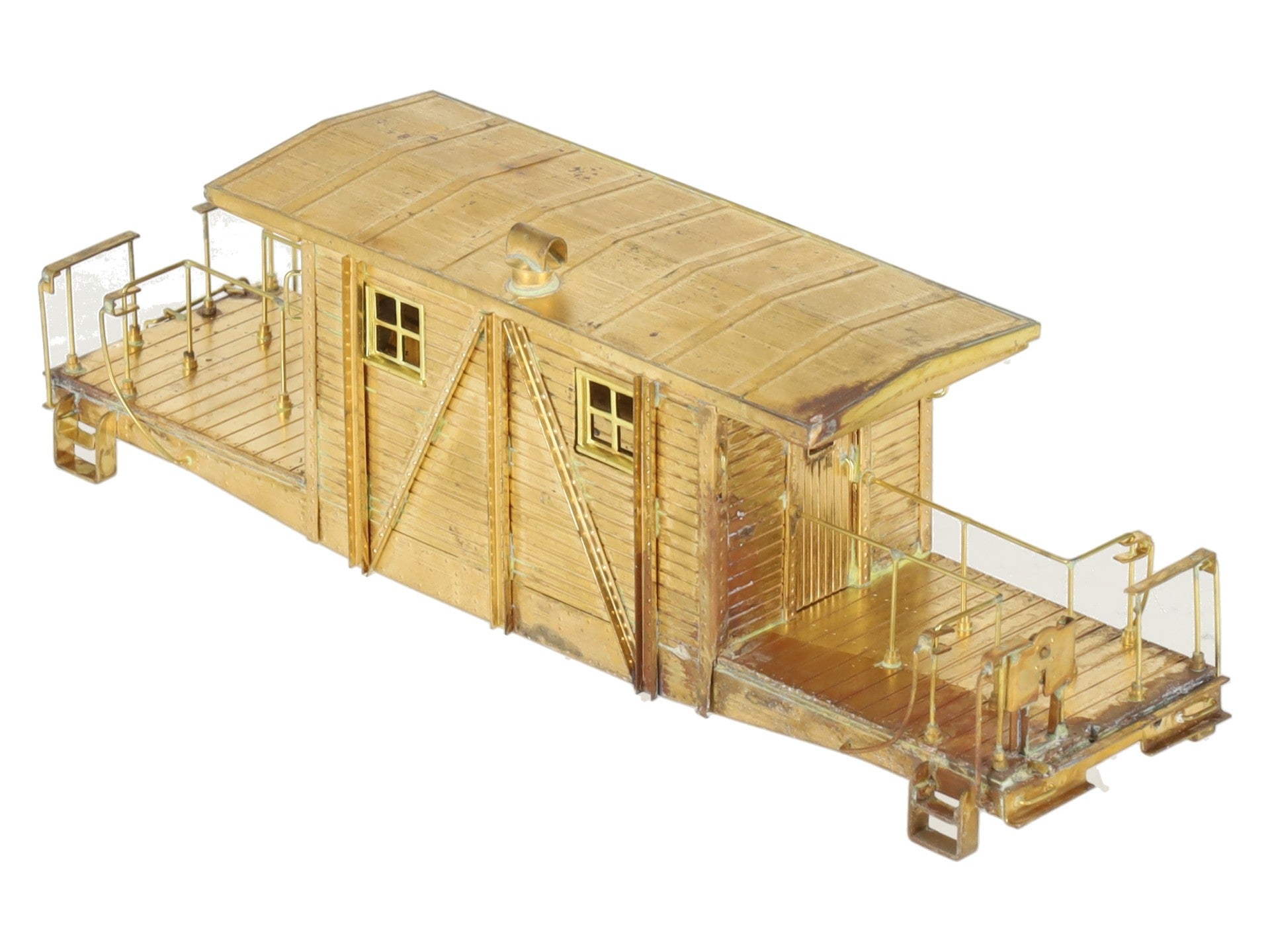 Overland HO BRASS Southern Pacific Transfer Caboose - Unpainted VG