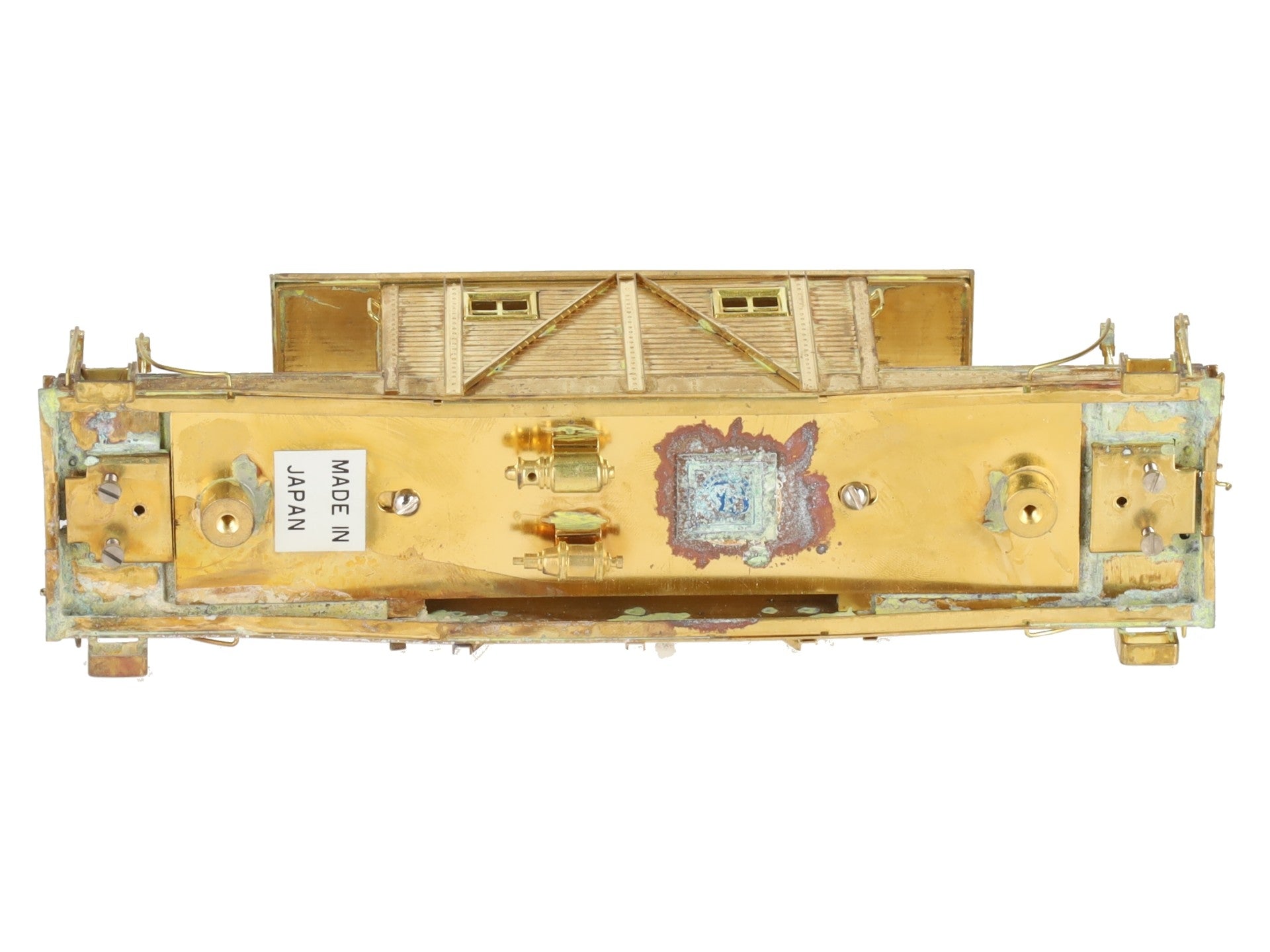 Overland HO BRASS Southern Pacific Transfer Caboose - Unpainted VG