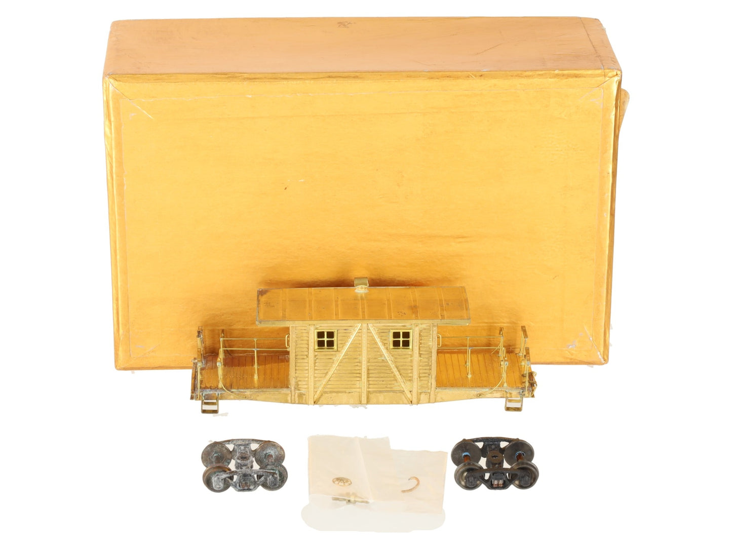 Overland HO BRASS Southern Pacific Transfer Caboose - Unpainted VG