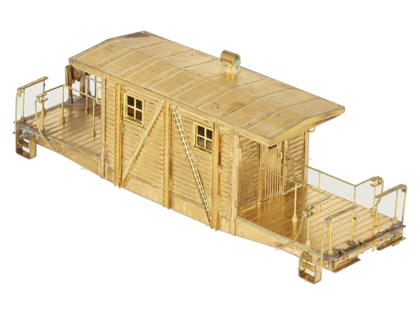 Overland HO BRASS Southern Pacific Transfer Caboose - Unpainted VG