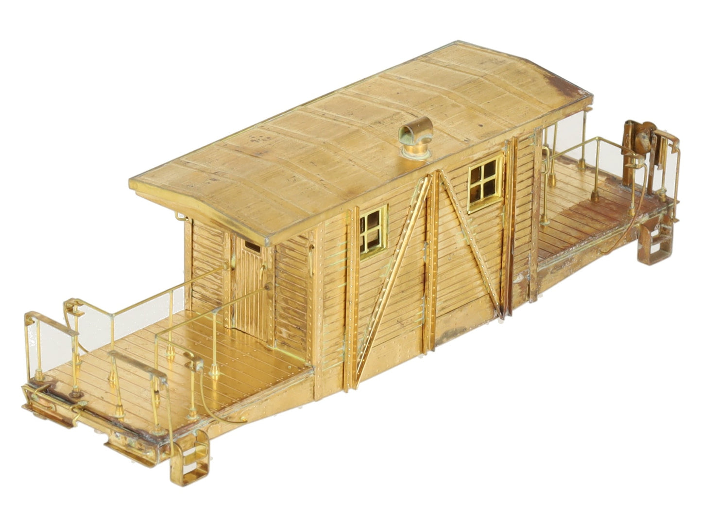 Overland HO BRASS Southern Pacific Transfer Caboose - Unpainted VG