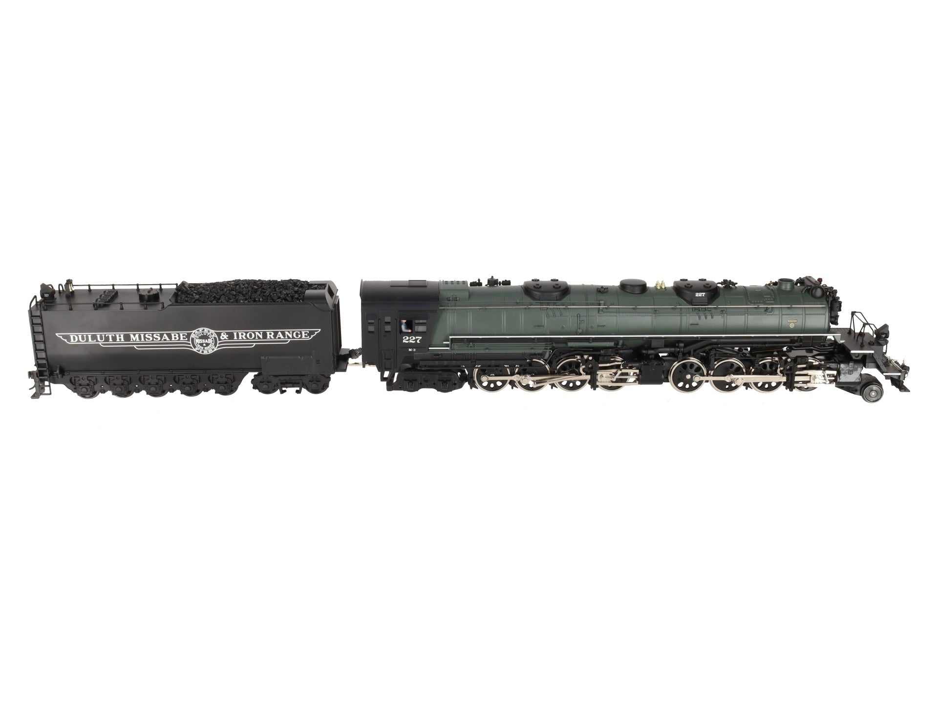 MTH 20-3030-2 O Scale DM&IR 2-8-8-4 Yellowstone Steam Engine & Tender (2 Rail) EX/Box