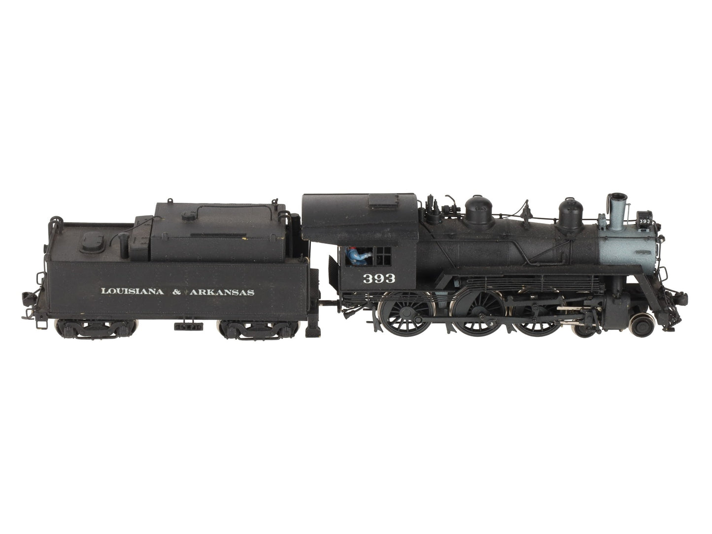 PFM HO Scale BRASS Louisville & Arkansas 4-6-0 Steam Locomotive & Tender- Custom/Box