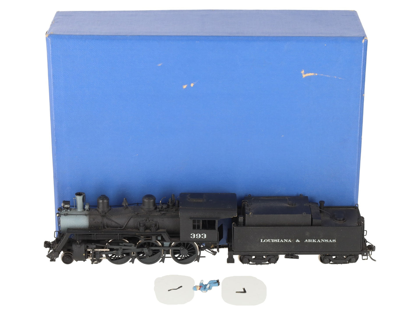PFM HO Scale BRASS Louisville & Arkansas 4-6-0 Steam Locomotive & Tender- Custom/Box