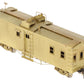 Key Imports HO BRASS Santa Fe Caboose w/ Open Air Seats - Unpainted EX/Box