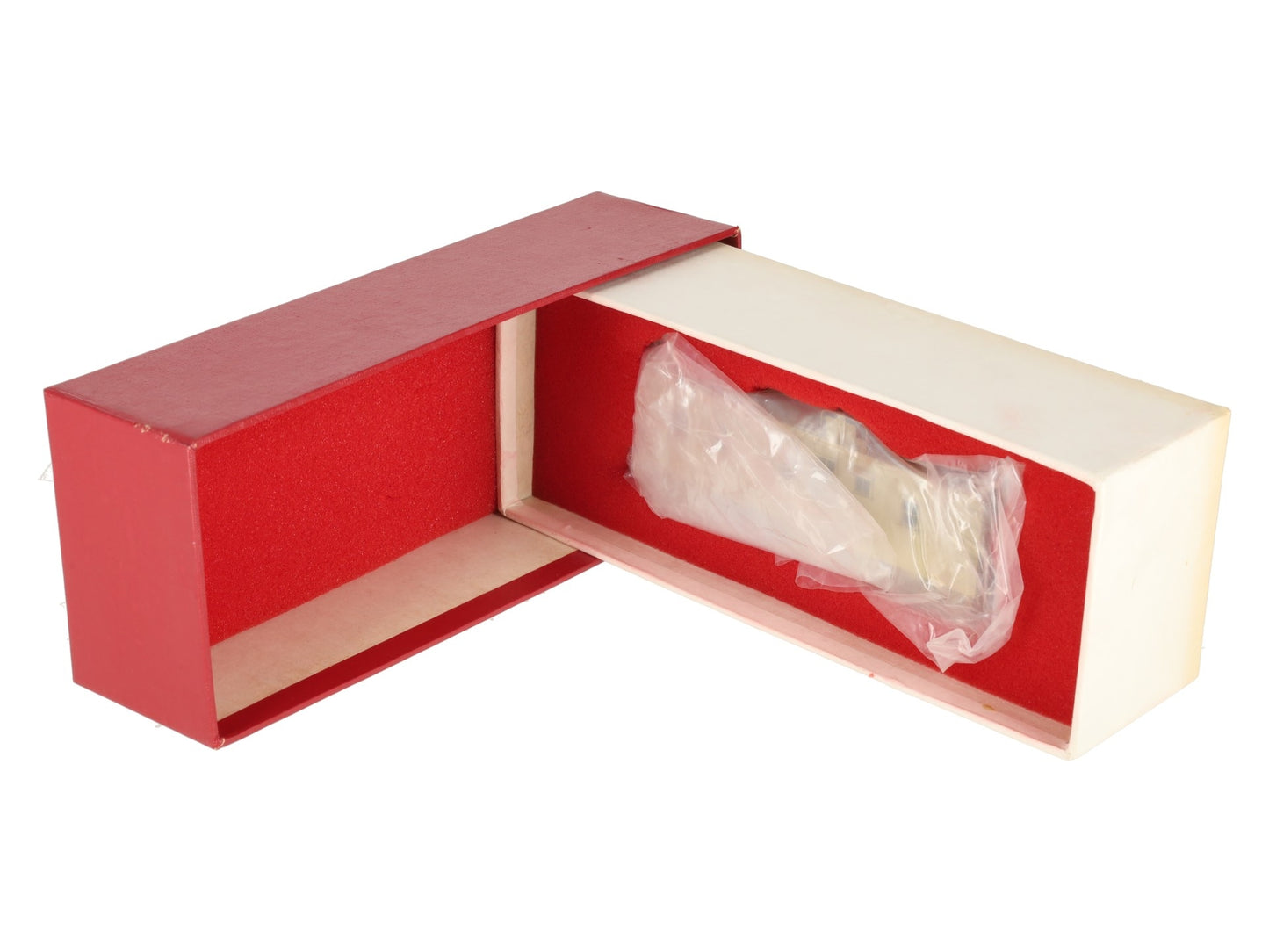 Key Imports HO BRASS Santa Fe Caboose w/ Open Air Seats - Unpainted EX/Box