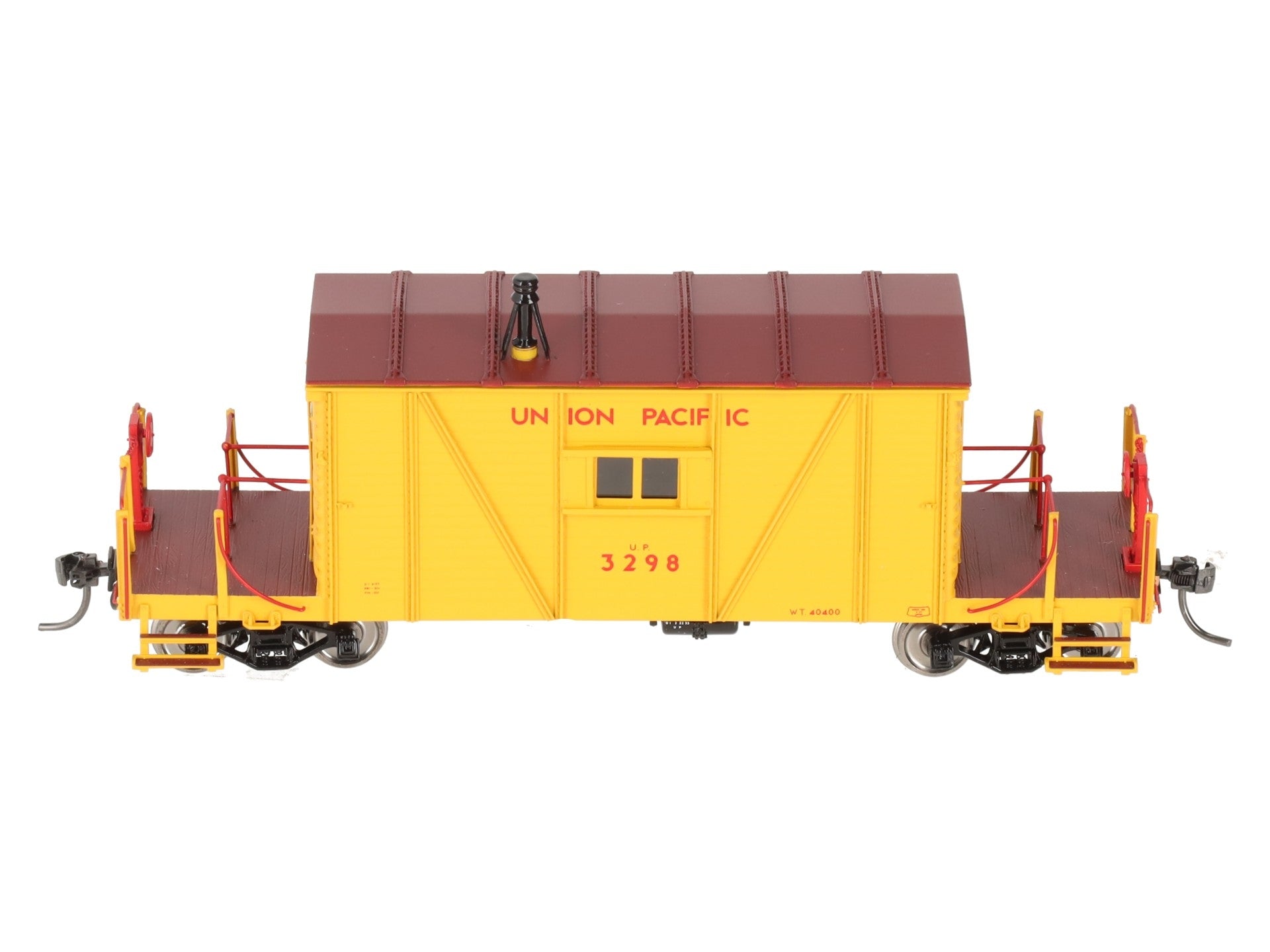 Overland AB-1500-7 HO Scale Union Pacific Wood Transfer Caboose #3298 - F/P NIB