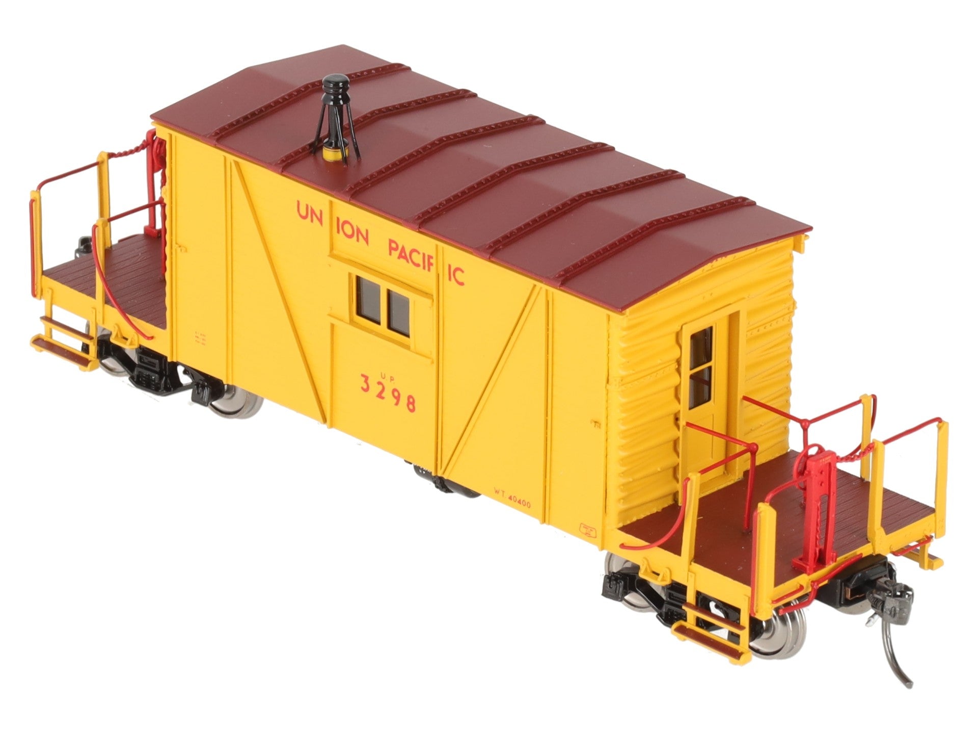 Overland AB-1500-7 HO Scale Union Pacific Wood Transfer Caboose #3298 - F/P NIB