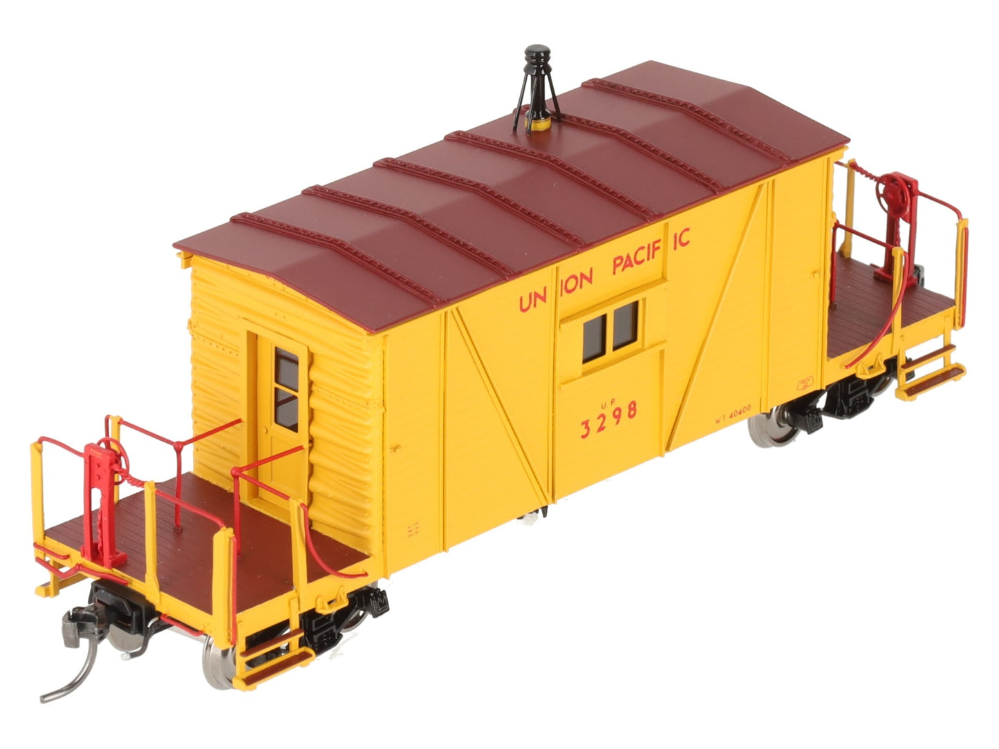 Overland AB-1500-7 HO Scale Union Pacific Wood Transfer Caboose #3298 - F/P NIB