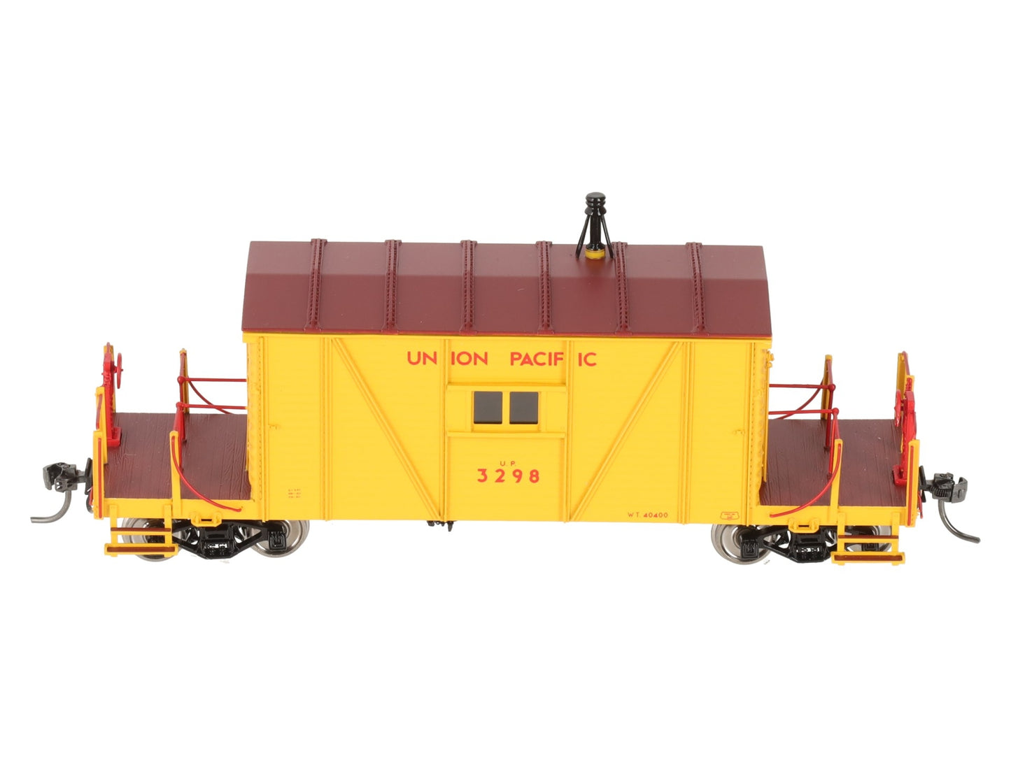 Overland AB-1500-7 HO Scale Union Pacific Wood Transfer Caboose #3298 - F/P NIB