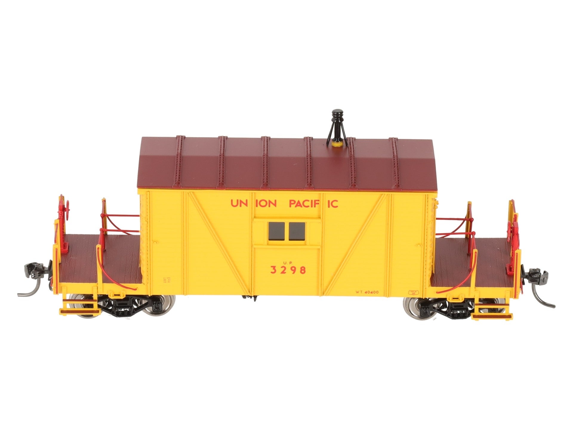 Overland AB-1500-7 HO Scale Union Pacific Wood Transfer Caboose #3298 - F/P NIB