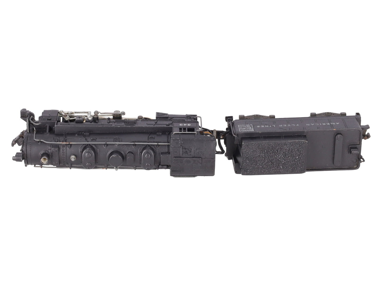American Flyer 343 Vintage S Gauge Nickel Plate Road 0-8-0 Steam Switcher VG