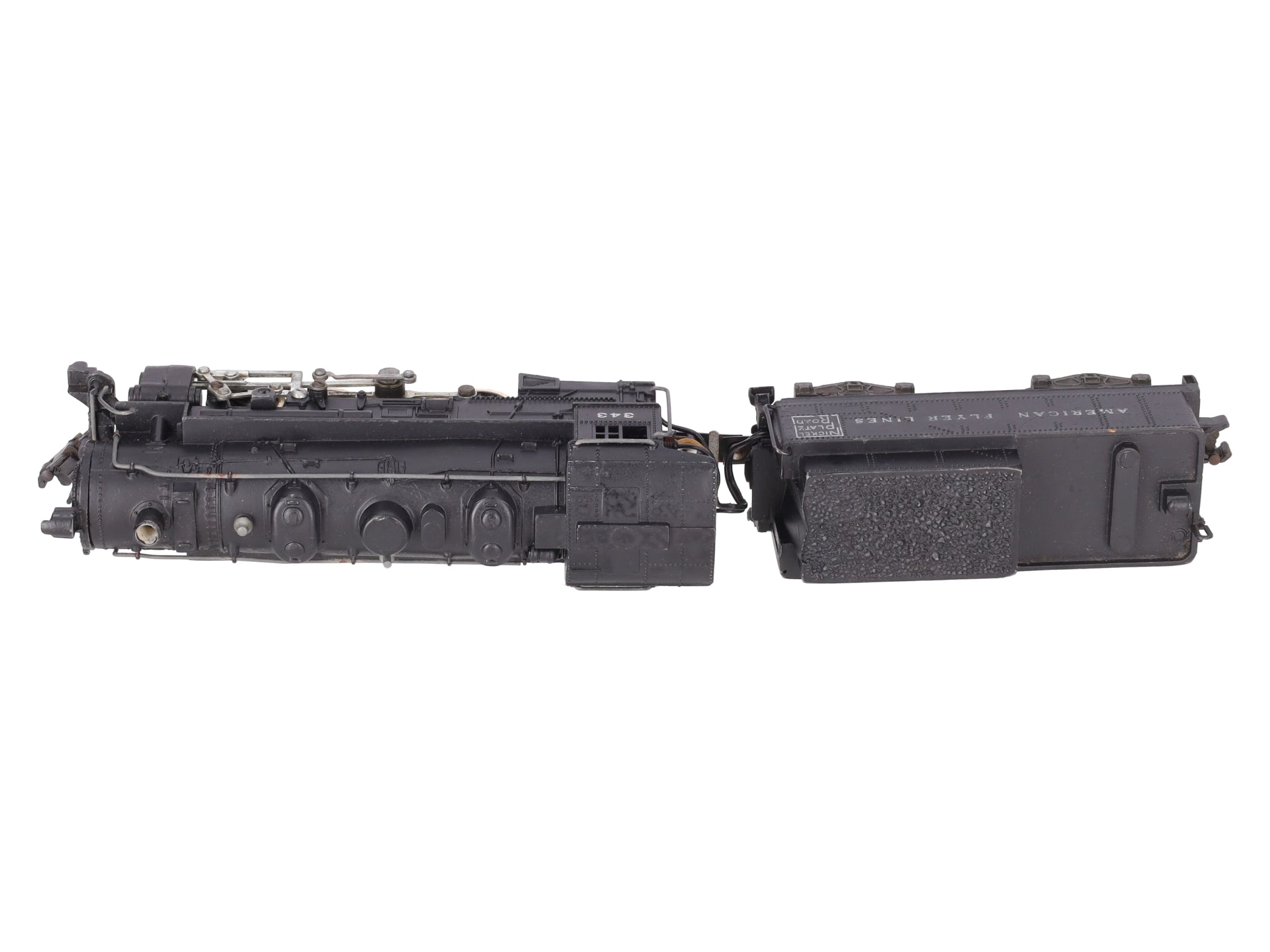 American Flyer 343 Vintage S Gauge Nickel Plate Road 0-8-0 Steam Switcher VG