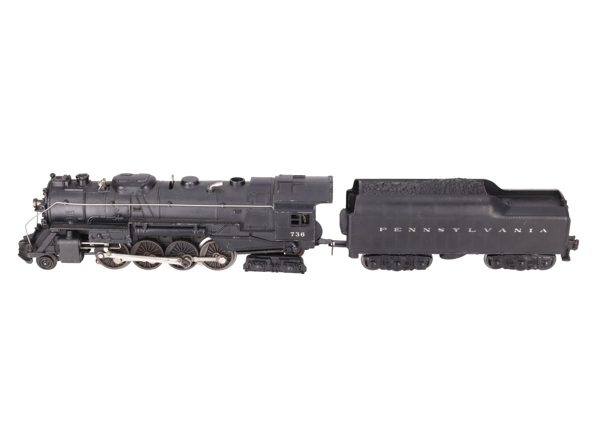 Lionel 736 Vintage O 2-8-4 Berkshire Steam Locomotive with 2671W Tender VG