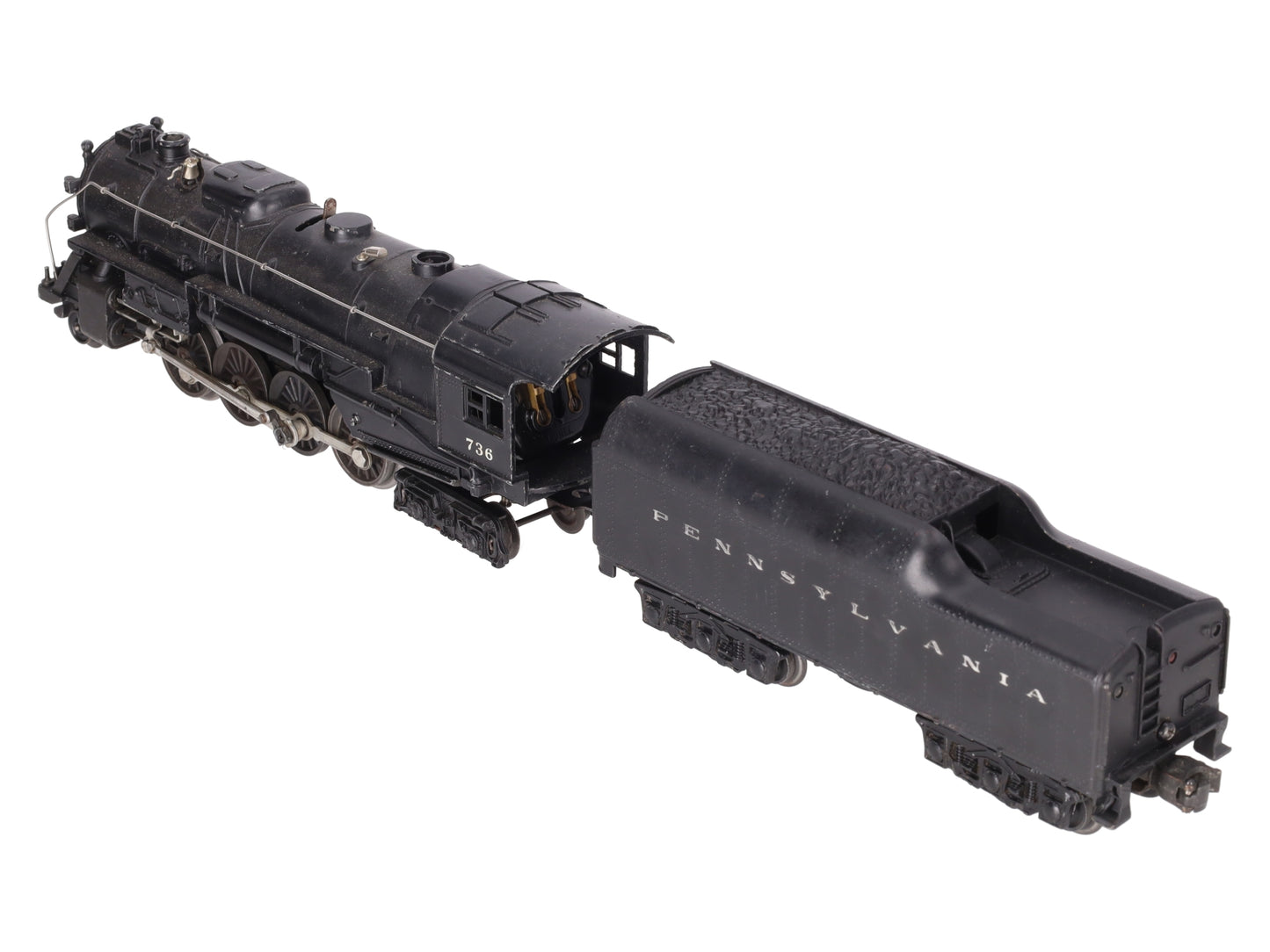 Lionel 736 Vintage O 2-8-4 Berkshire Steam Locomotive with 2671W Tender VG