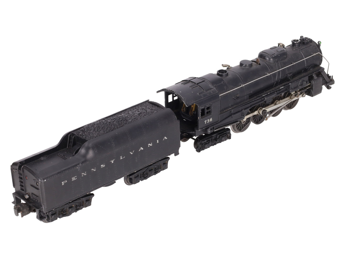 Lionel 736 Vintage O 2-8-4 Berkshire Steam Locomotive with 2671W Tender VG