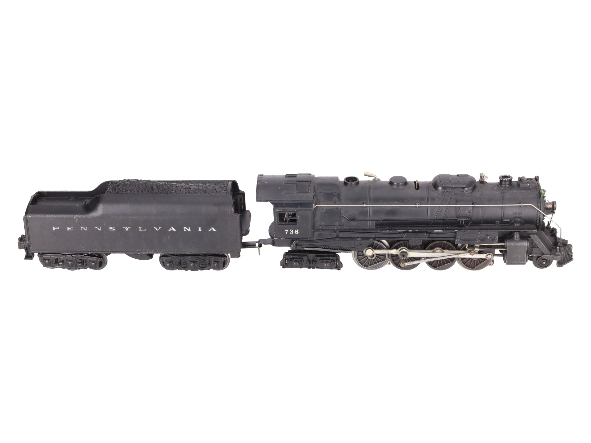 Lionel 736 Vintage O 2-8-4 Berkshire Steam Locomotive with 2671W Tender VG