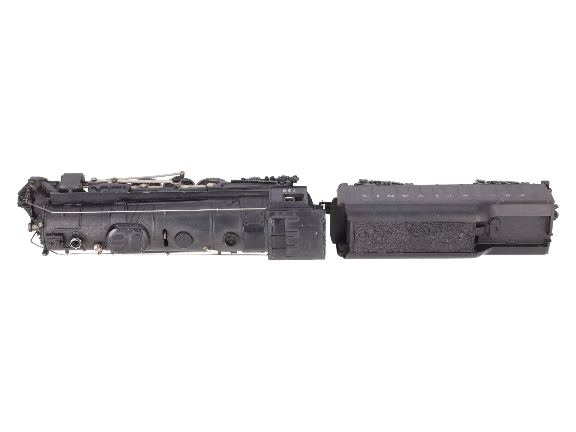 Lionel 736 Vintage O 2-8-4 Berkshire Steam Locomotive with 2671W Tender VG