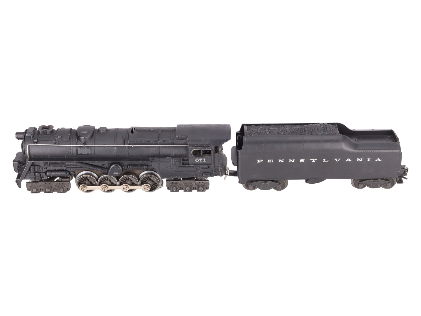 Lionel 671 Vintage O 6-8-6 Die-Cast Steam Turbine Locomotive with 2671W Tender VG