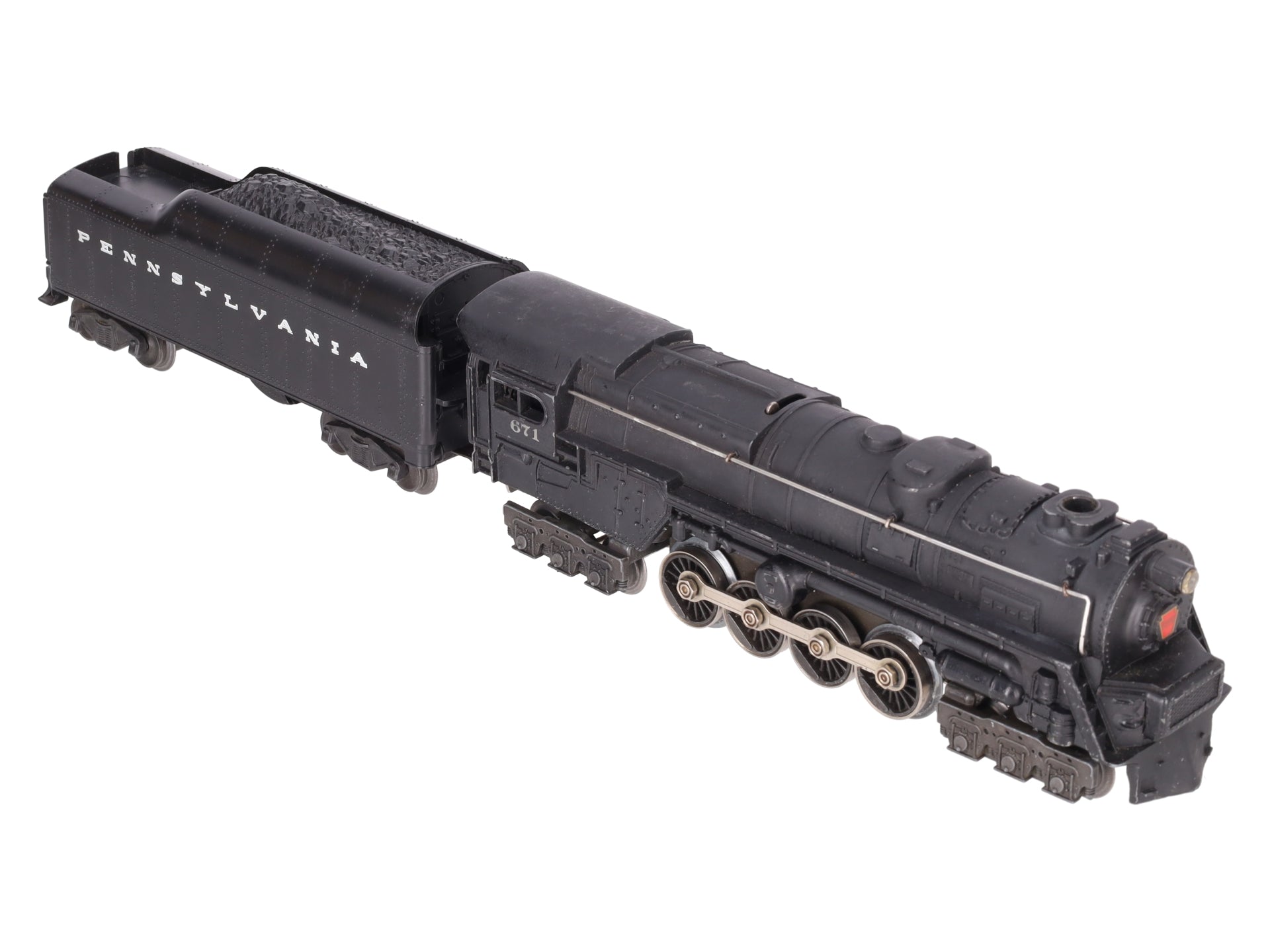 Lionel 671 Vintage O 6-8-6 Die-Cast Steam Turbine Locomotive with 2671W Tender VG