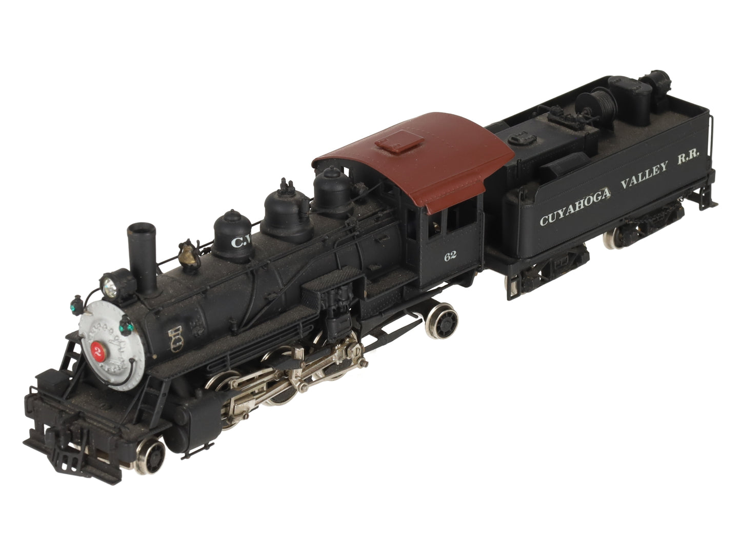 United Scale Models 105 HO Brass 2-6-2 Cuyahoga Valley RR Steam Loco -Painted/Box